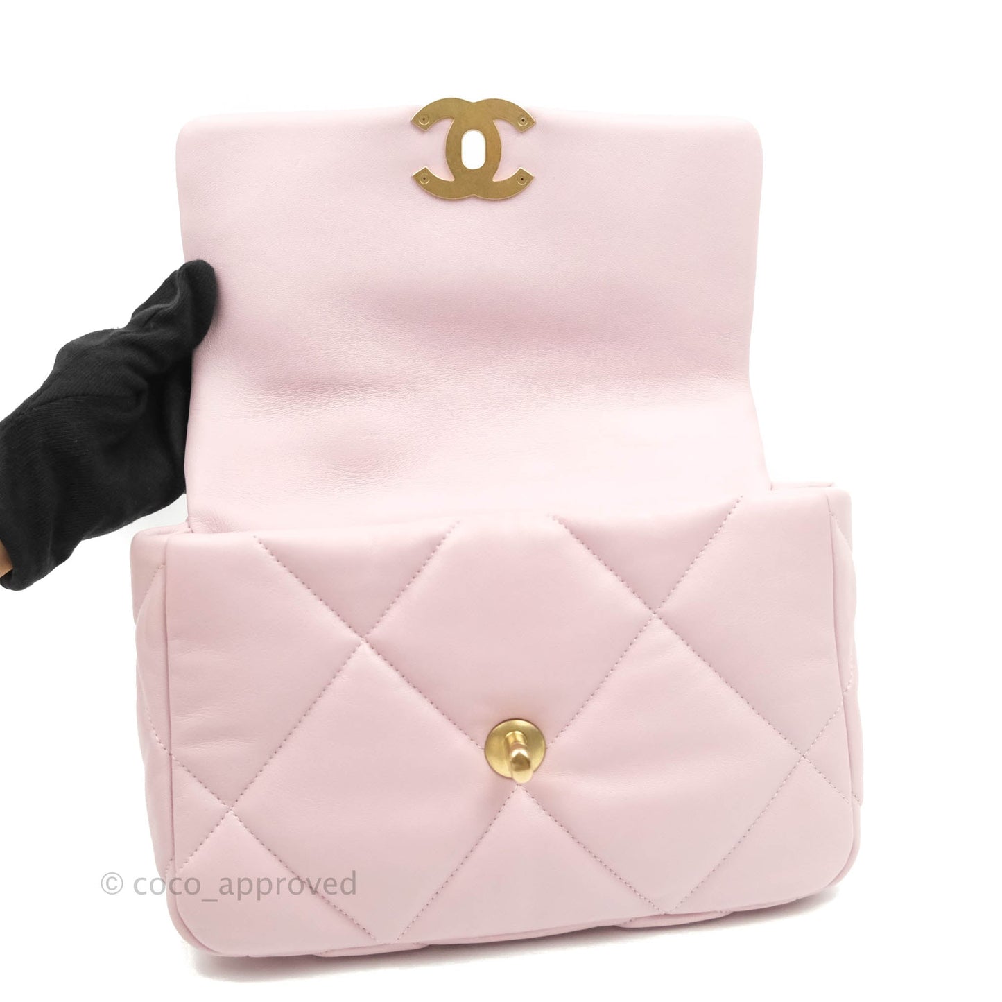Chanel 19 Small Pink Lambskin Mixed Hardware