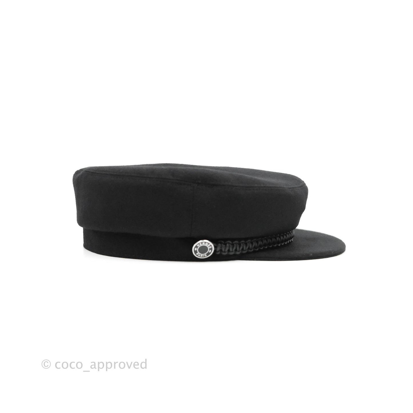 Hermès Women's Black Cashmere Deauville Cap