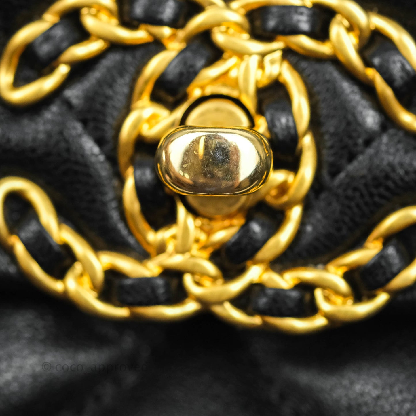 Chanel 19 Medium Black Goatskin Mixed Hardware