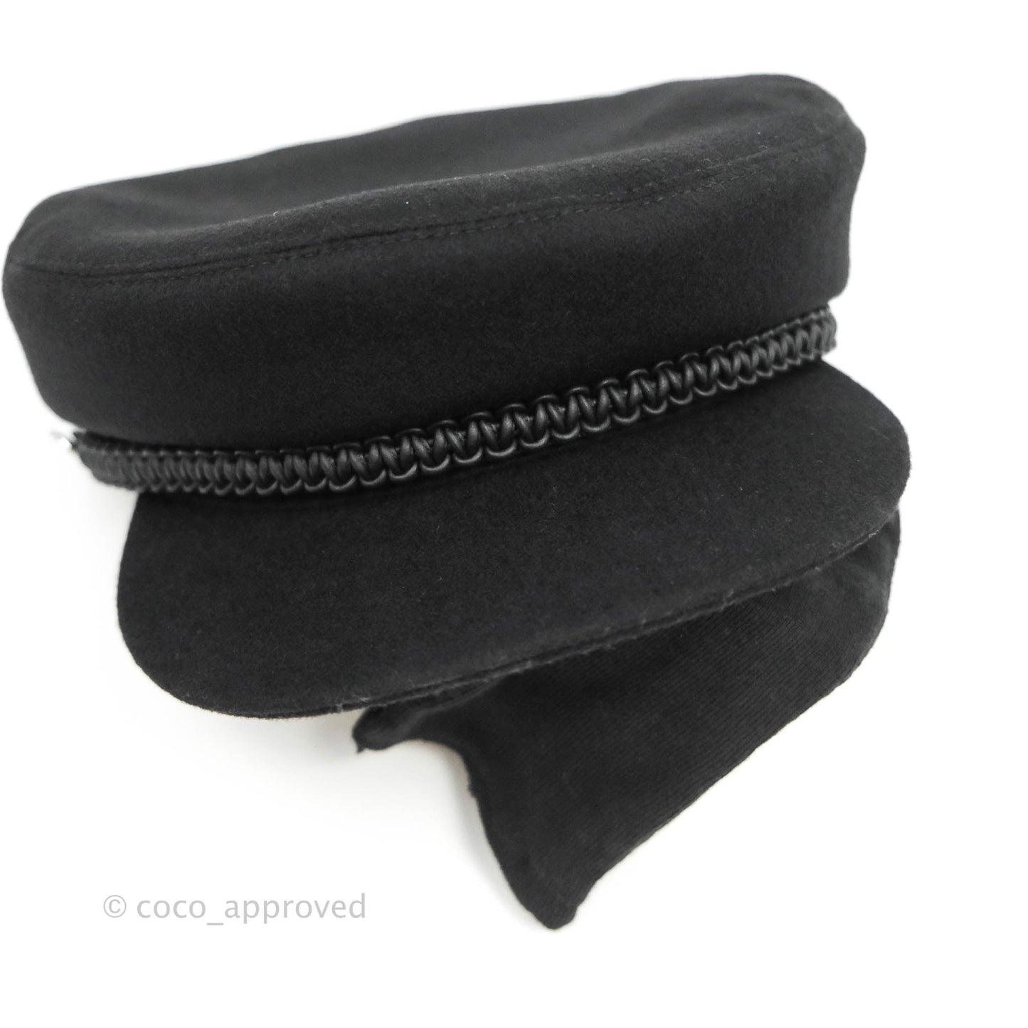 Hermès Women's Black Cashmere Deauville Cap