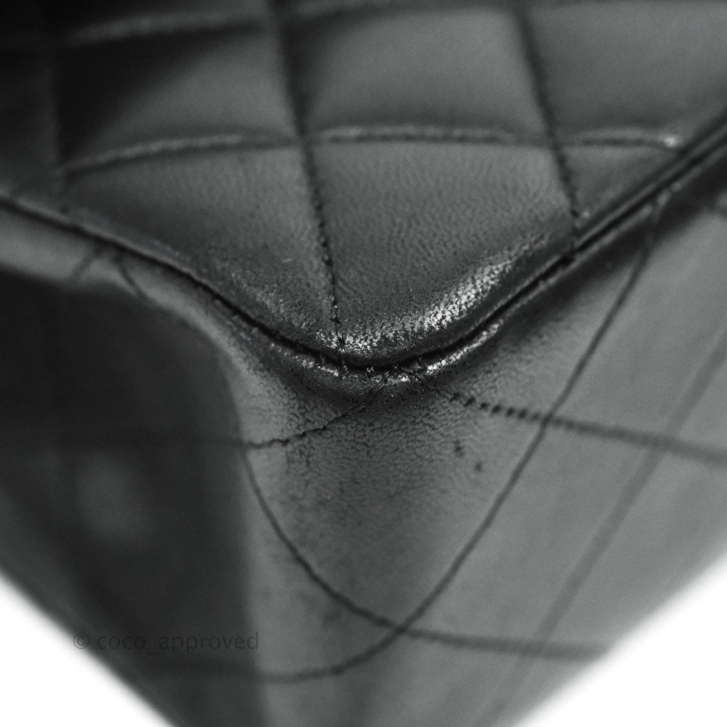 Chanel Classic Small S/M Flap Black Lambskin Gold Hardware