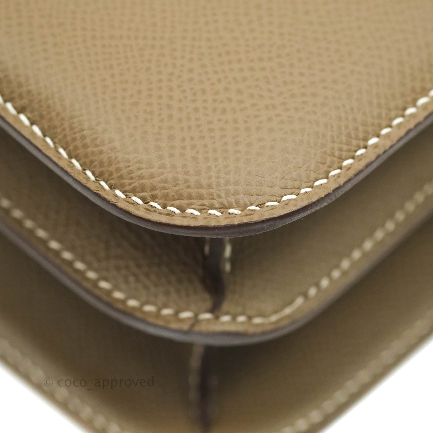 Hermès Constance III 24 Etoupe Epsom Palladium Hardware