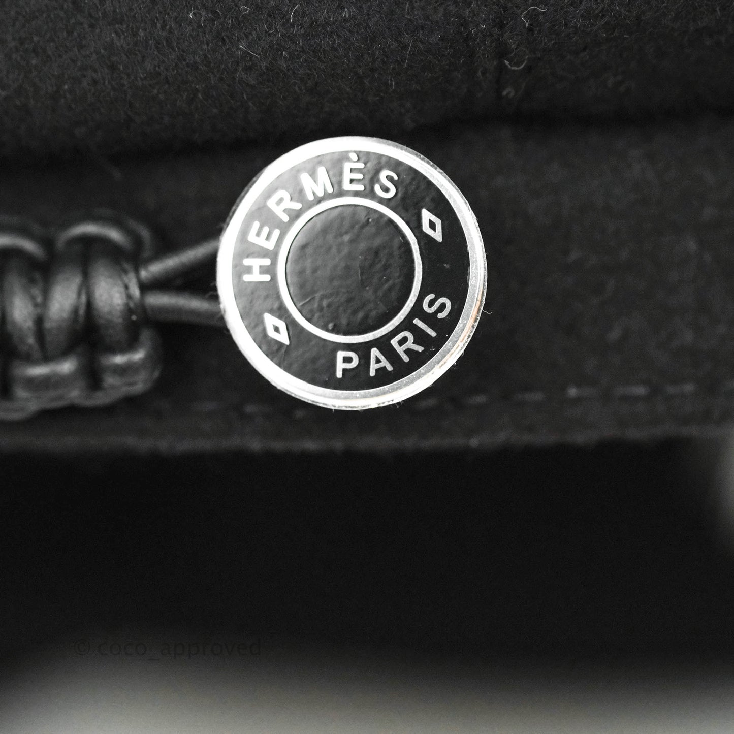 Hermès Women's Black Cashmere Deauville Cap
