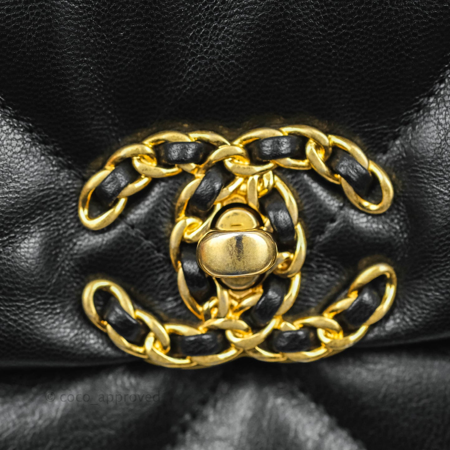 Chanel 19 Small Flap Bag Black Goatskin Mixed Hardware 20K