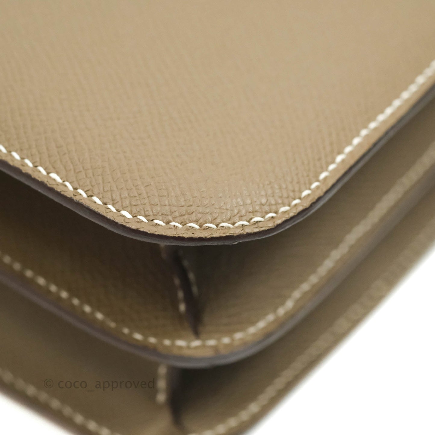 Hermès Constance III 24 Etoupe Epsom Palladium Hardware
