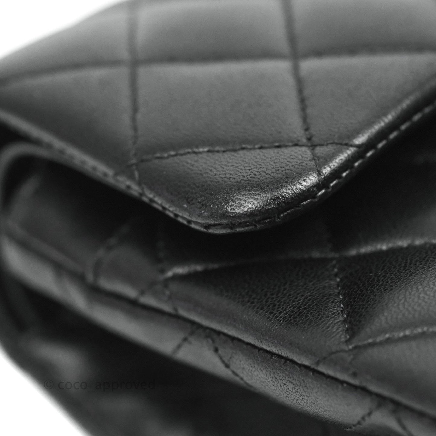 Chanel Classic Small S/M Flap Black Lambskin Gold Hardware