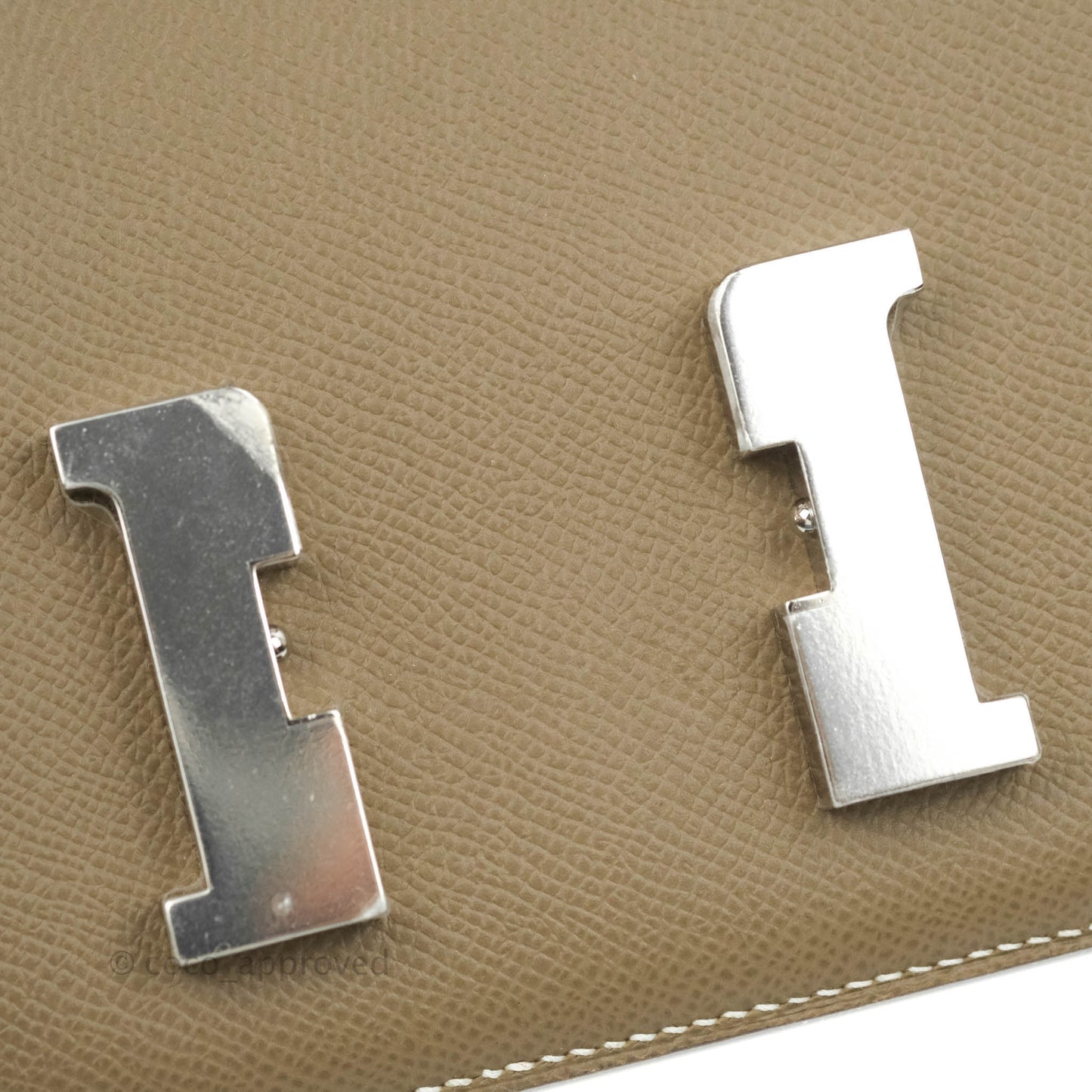Hermès Constance III 24 Etoupe Epsom Palladium Hardware