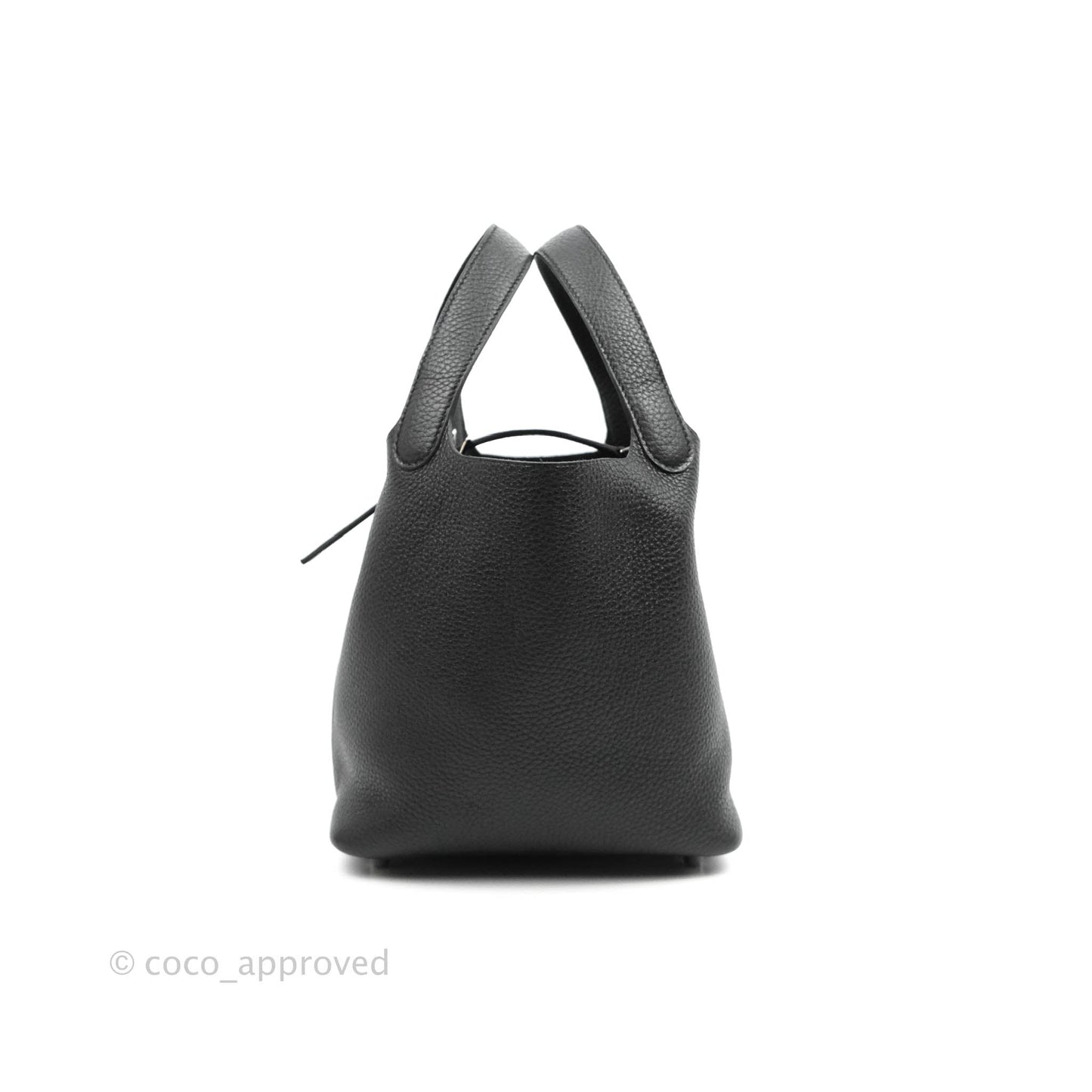 Hermès Taurillon Clemence Picotin Lock 18 PM Black Palladium Hardware