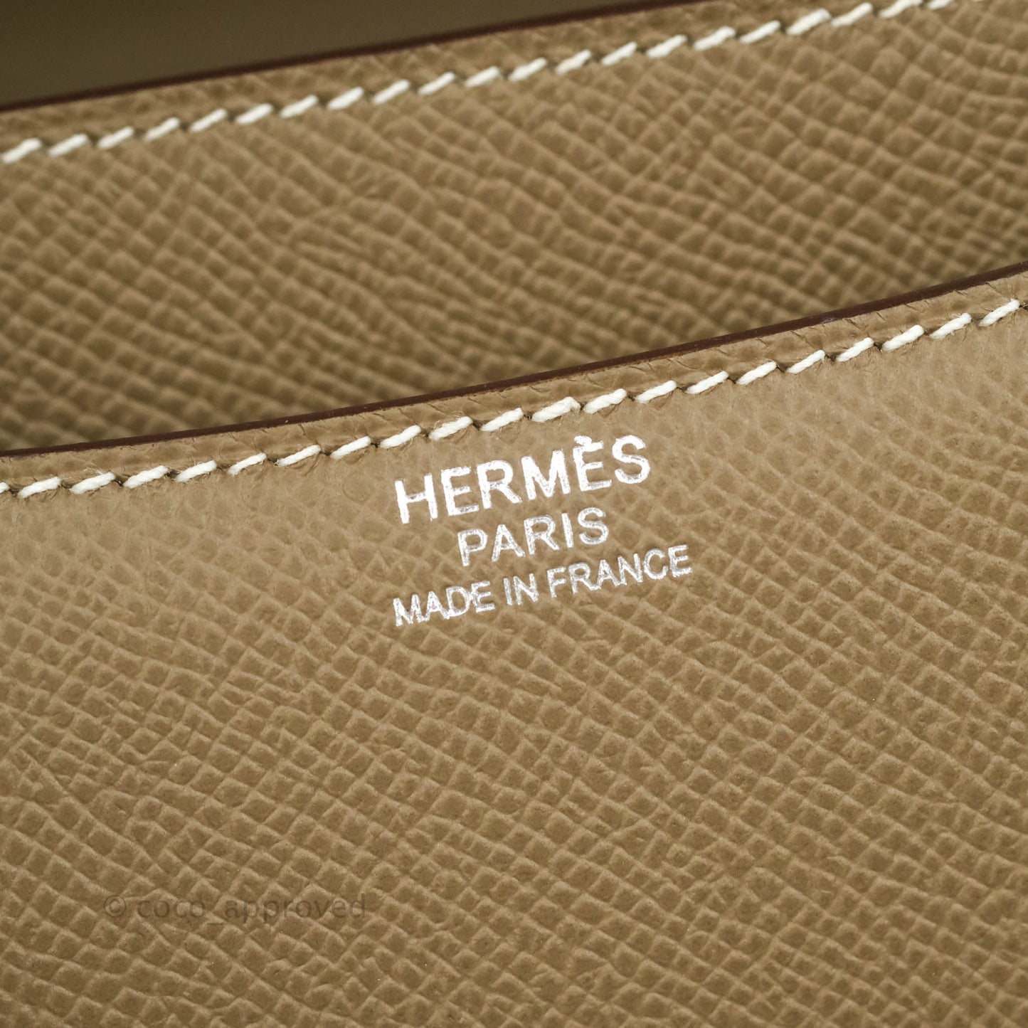 Hermès Constance III 24 Etoupe Epsom Palladium Hardware
