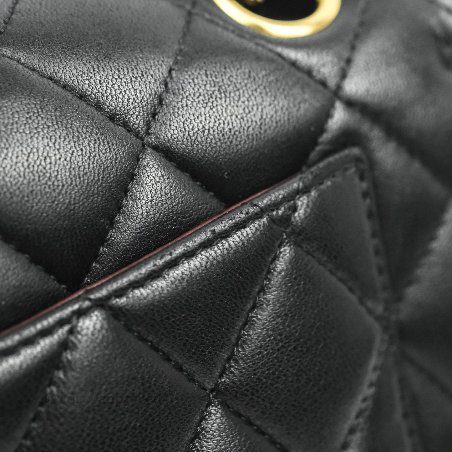 Chanel Classic Small S/M Flap Black Lambskin Gold Hardware