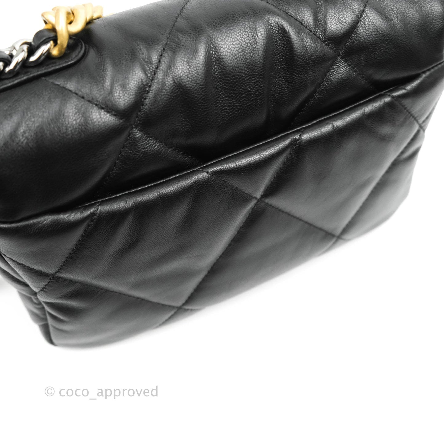 Chanel 19 Small Flap Bag Black Goatskin Mixed Hardware 20K