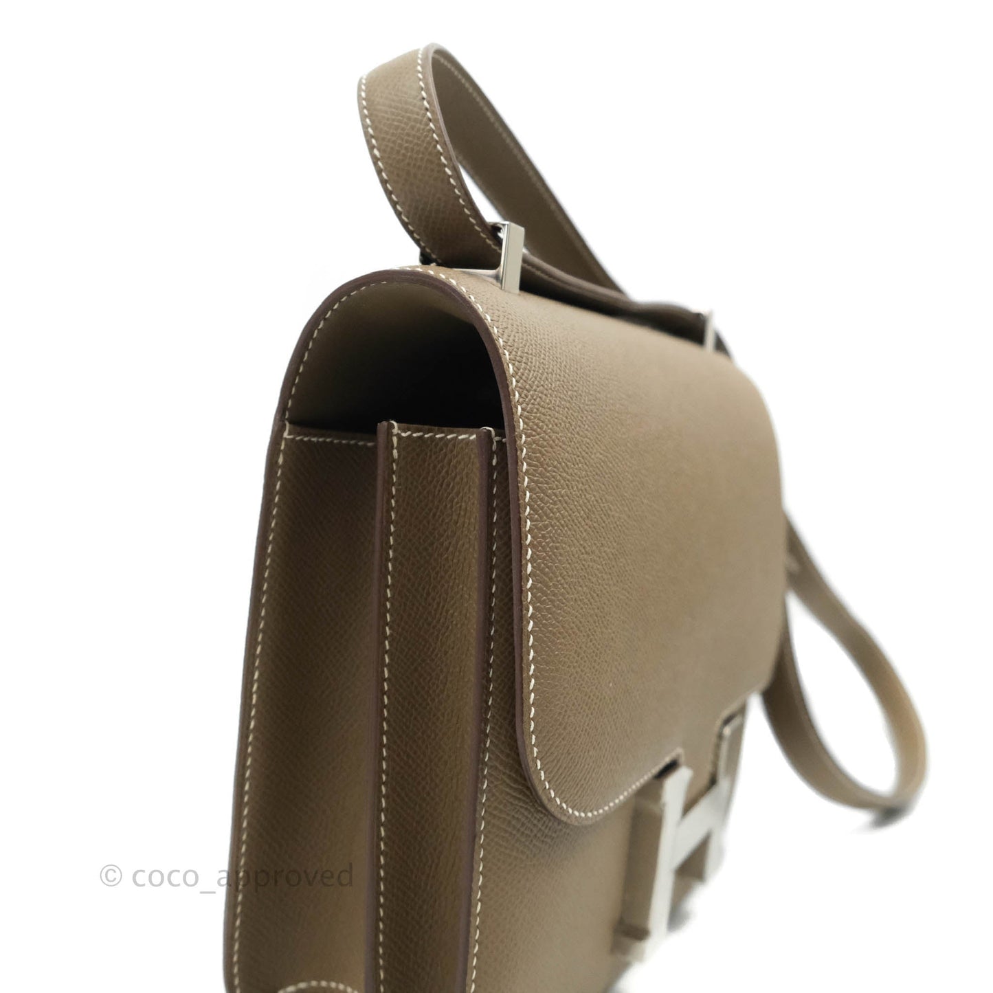 Hermès Constance III 24 Etoupe Epsom Palladium Hardware