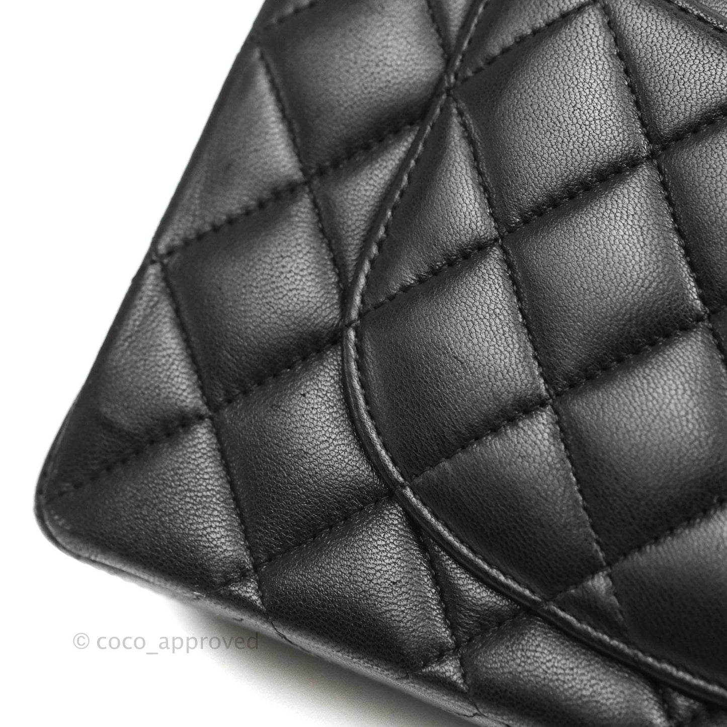 Chanel Classic Small S/M Flap Black Lambskin Gold Hardware