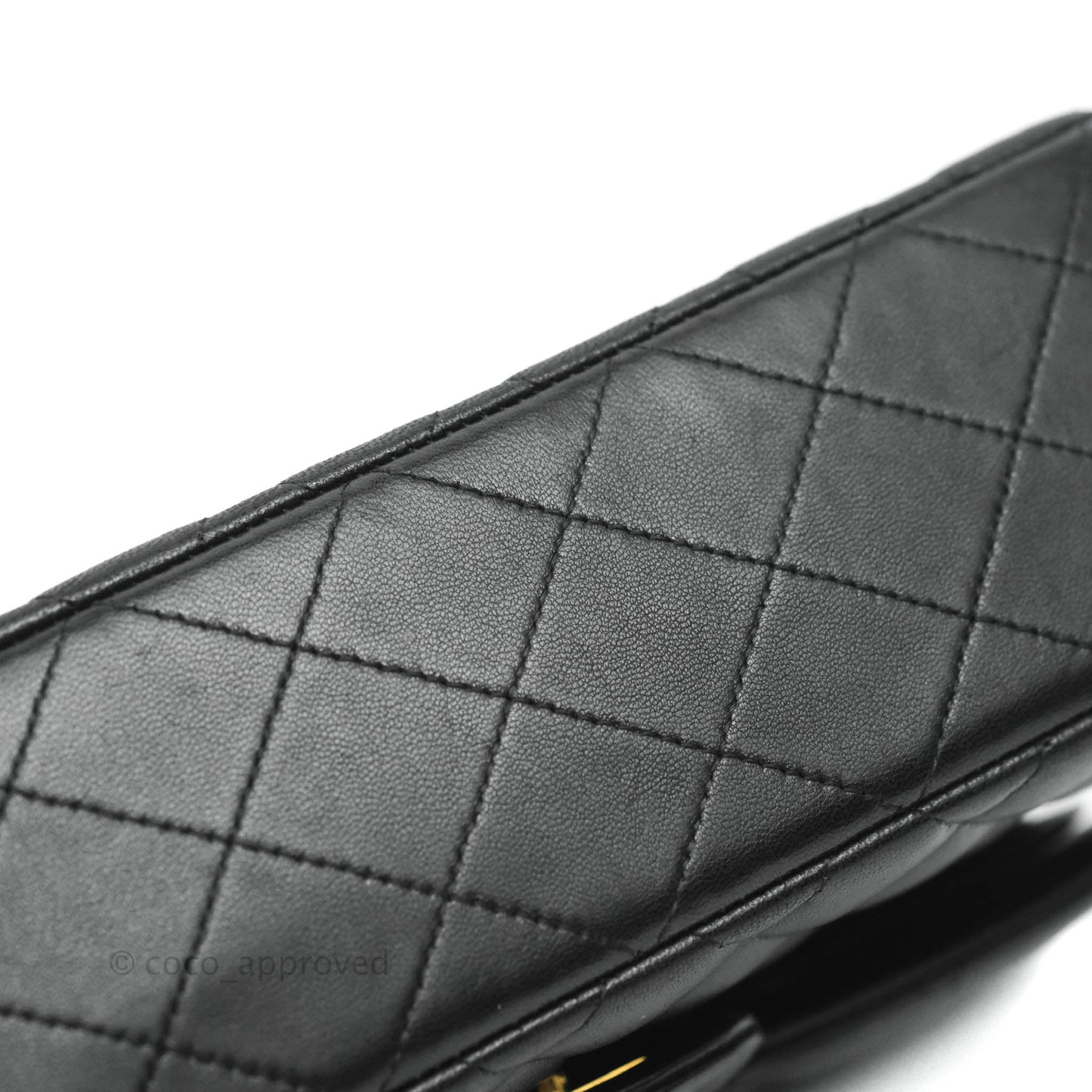 Chanel Classic Small S/M Flap Black Lambskin Gold Hardware