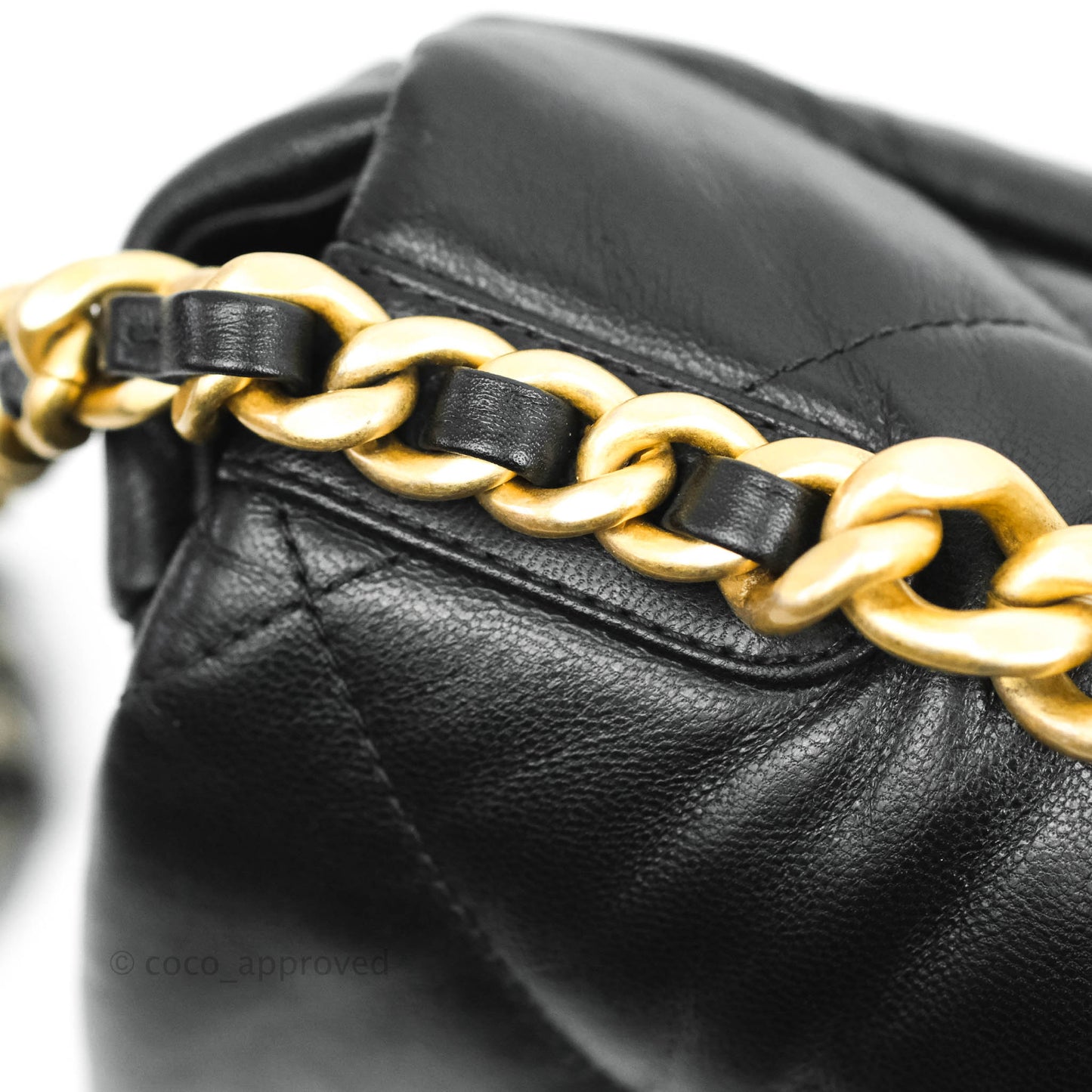 Chanel 19 Small Flap Bag Black Goatskin Mixed Hardware 20K