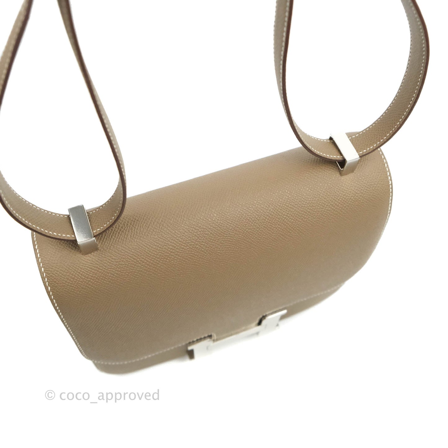 Hermès Constance III 24 Etoupe Epsom Palladium Hardware