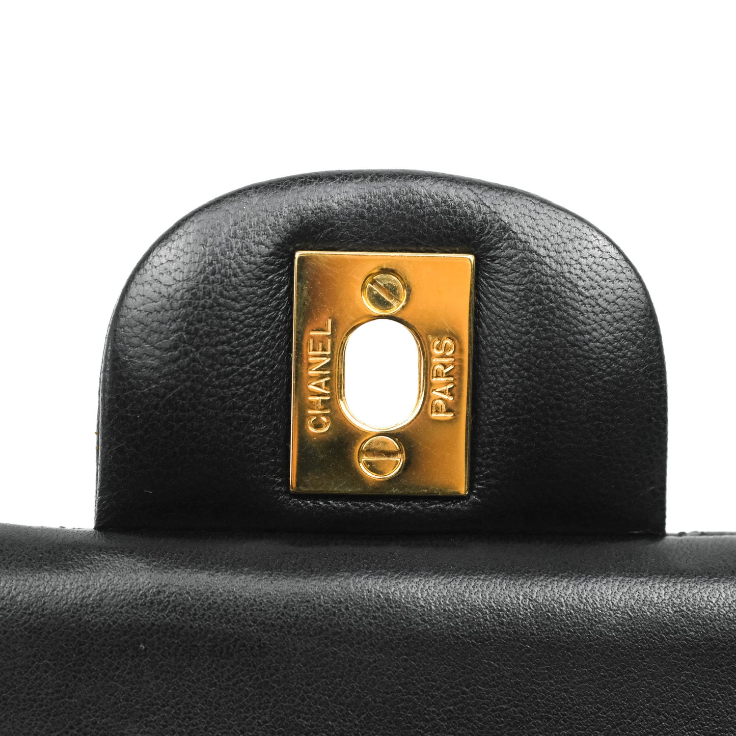 Chanel Classic Small S/M Flap Black Lambskin Gold Hardware