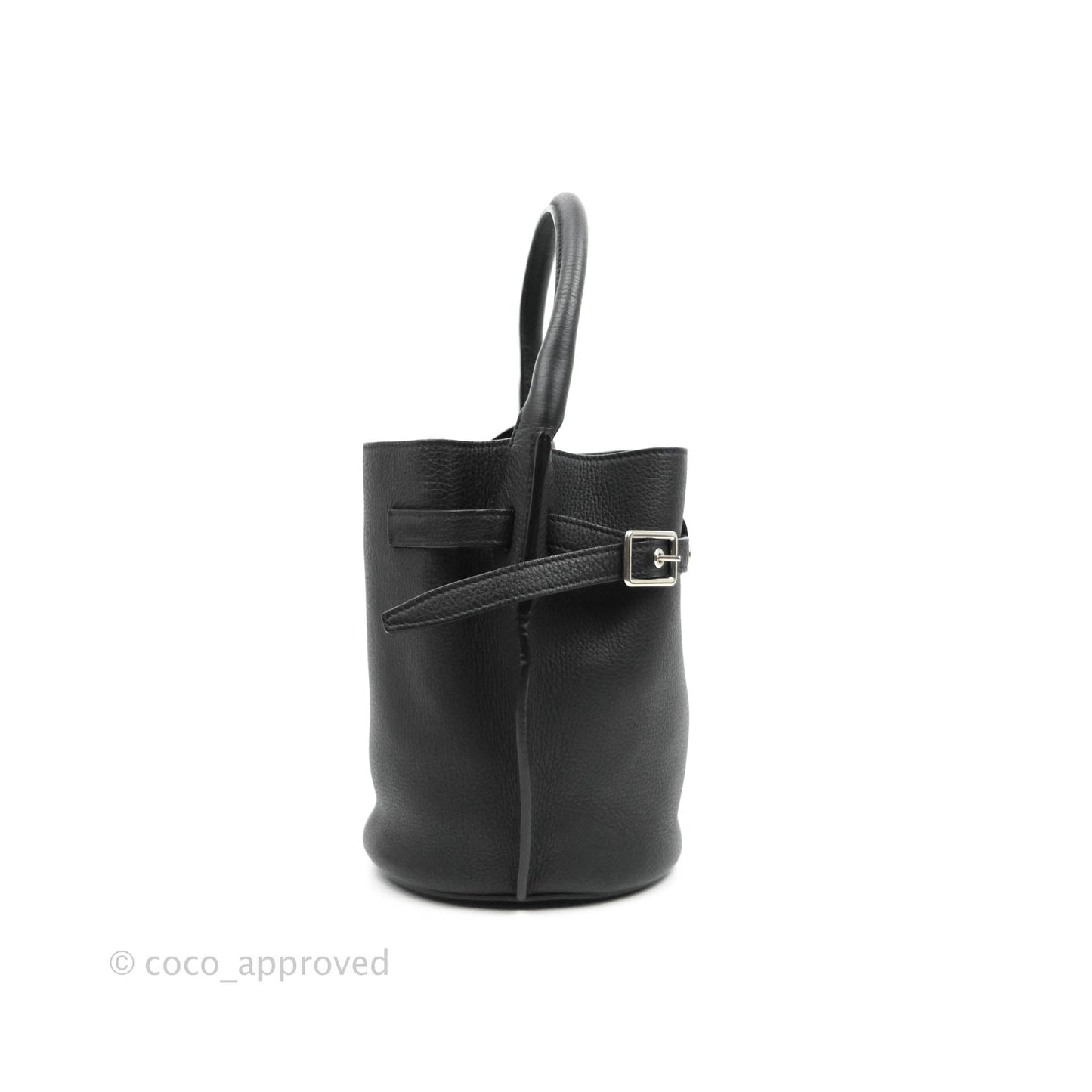 Celine Big Bag Nano Bucket Black Grained Calfskin