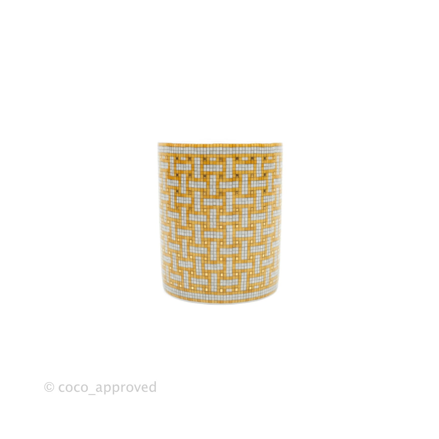 Hermès Mosaique Au 24 Gold Mug