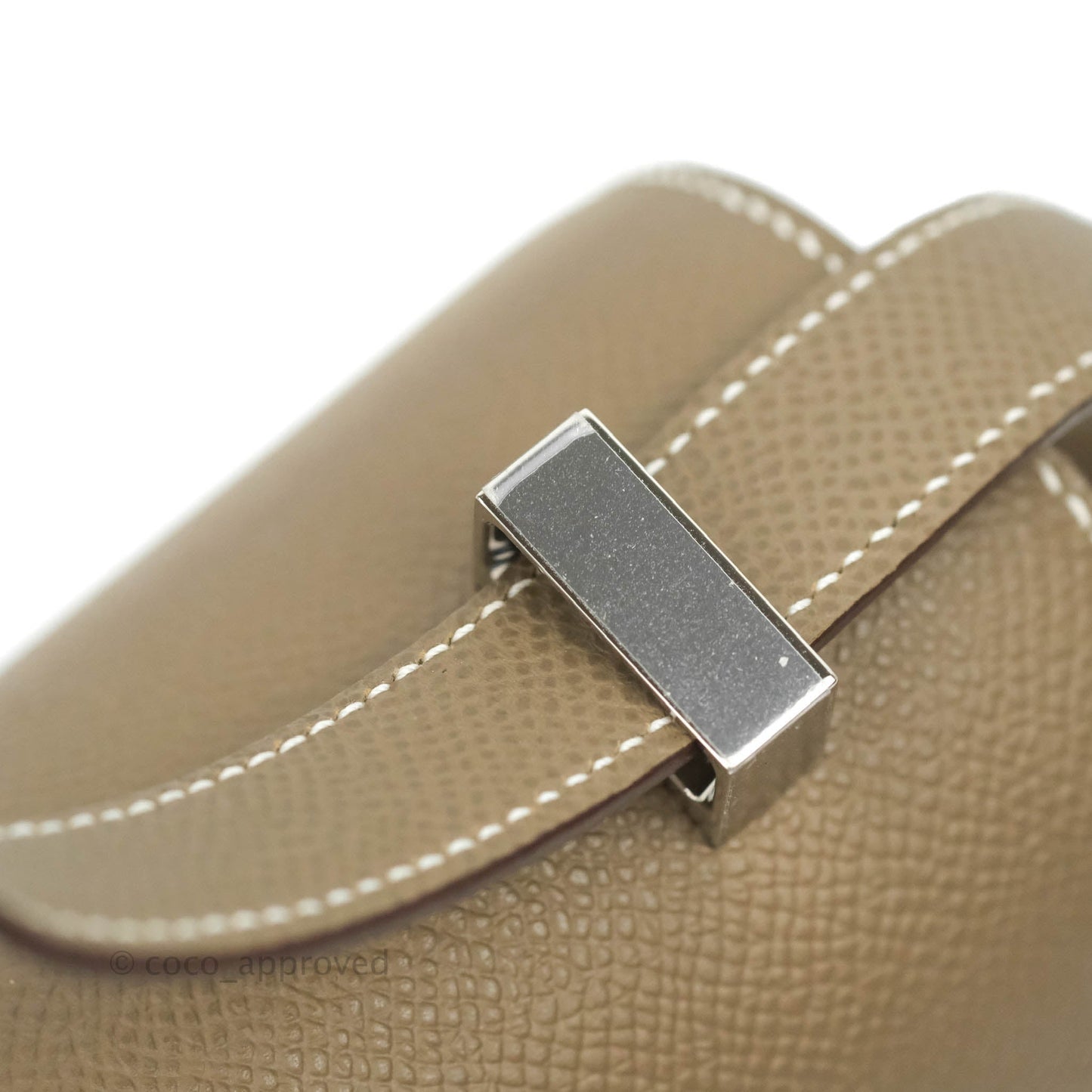 Hermès Constance III 24 Etoupe Epsom Palladium Hardware