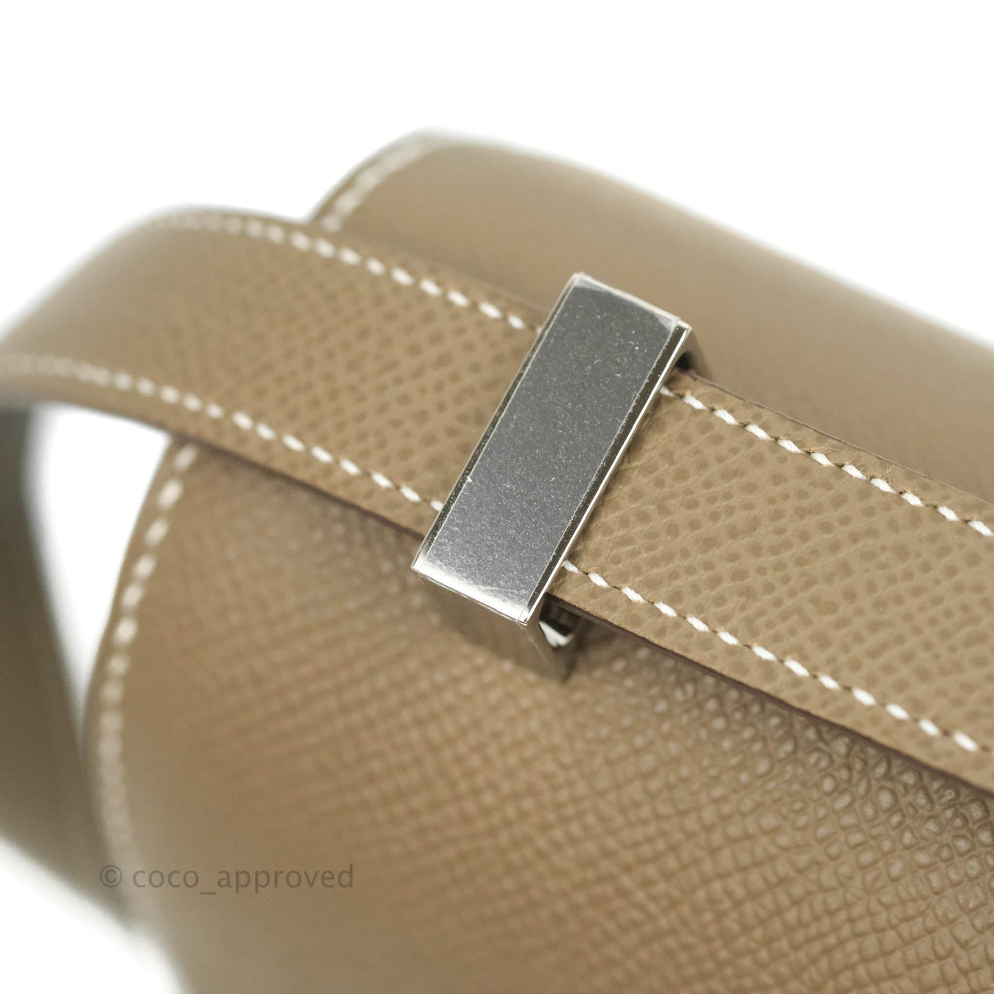 Hermès Constance III 24 Etoupe Epsom Palladium Hardware