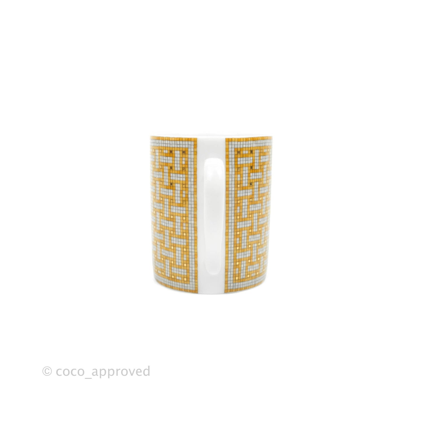 Hermès Mosaique Au 24 Gold Mug