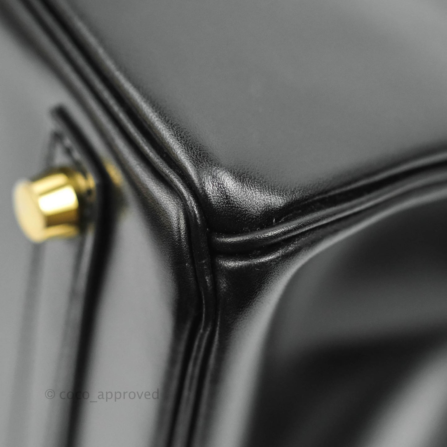 Hermès Birkin 30 Black Box Calfskin Gold Hardware