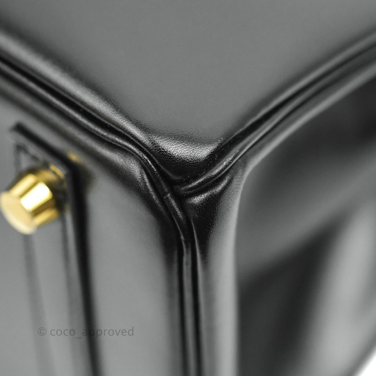 Hermès Birkin 30 Black Box Calfskin Gold Hardware