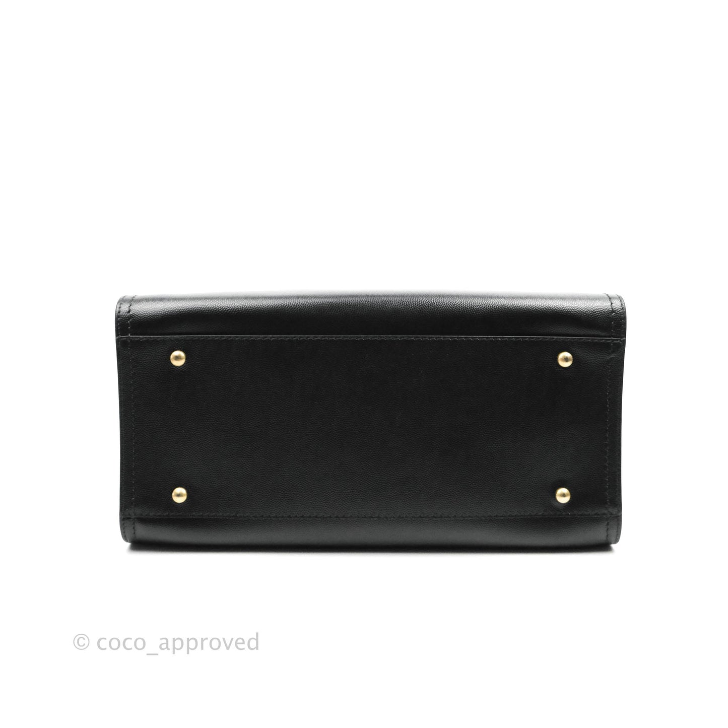 Chanel Small Studded Black Caviar Deauville Shopping Bag Aged Gold Hardware
