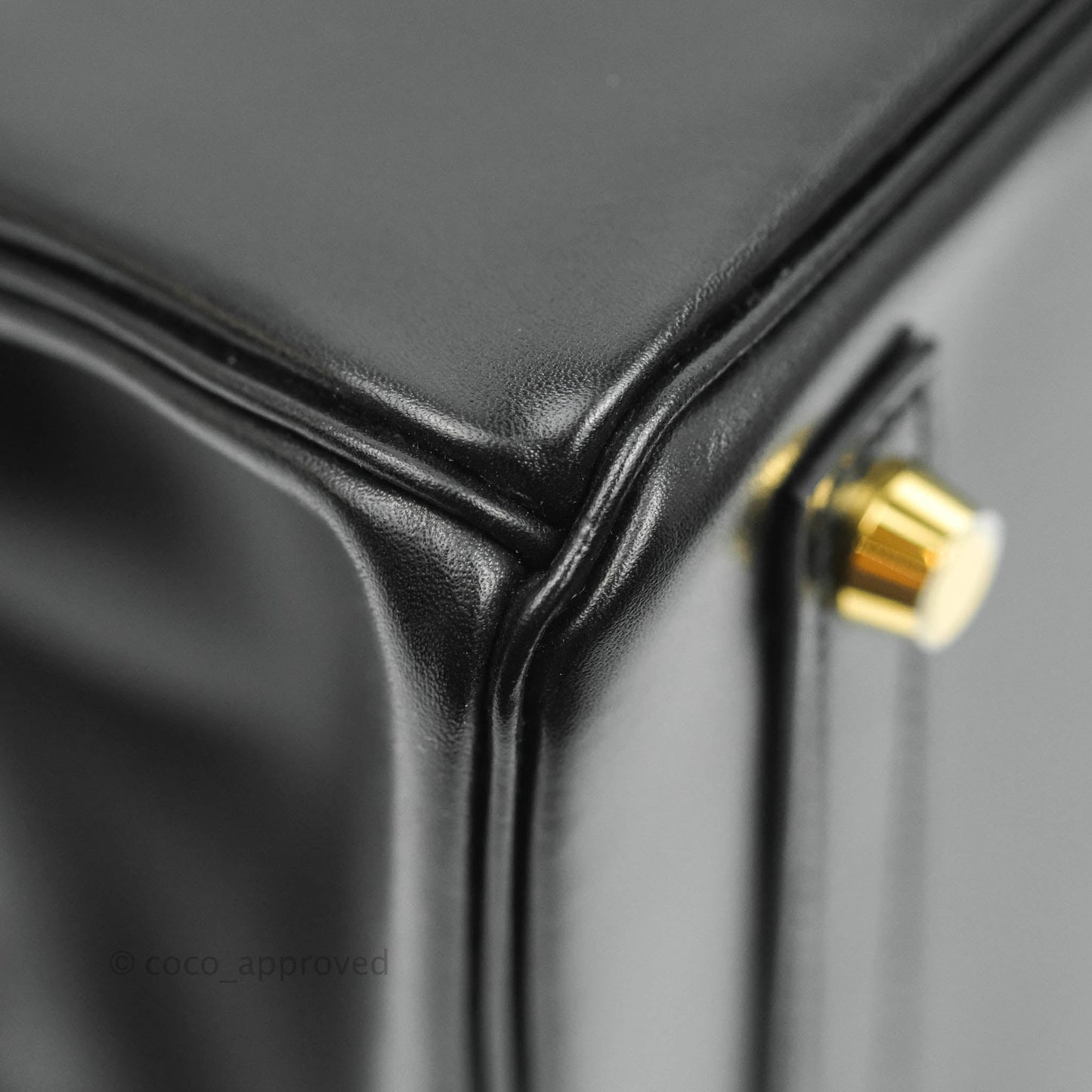 Hermès Birkin 30 Black Box Calfskin Gold Hardware