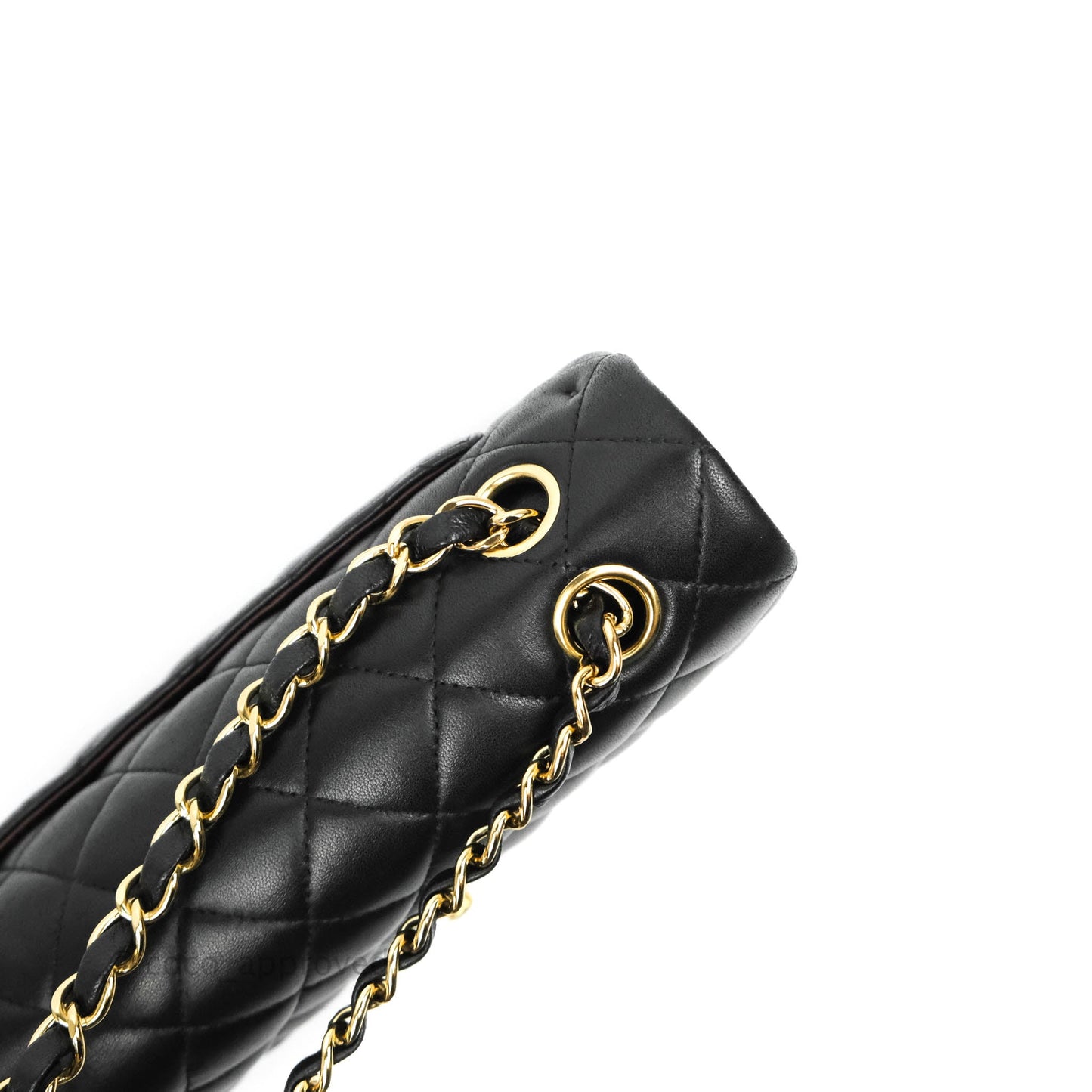 Chanel Classic Small S/M Flap Black Lambskin Gold Hardware