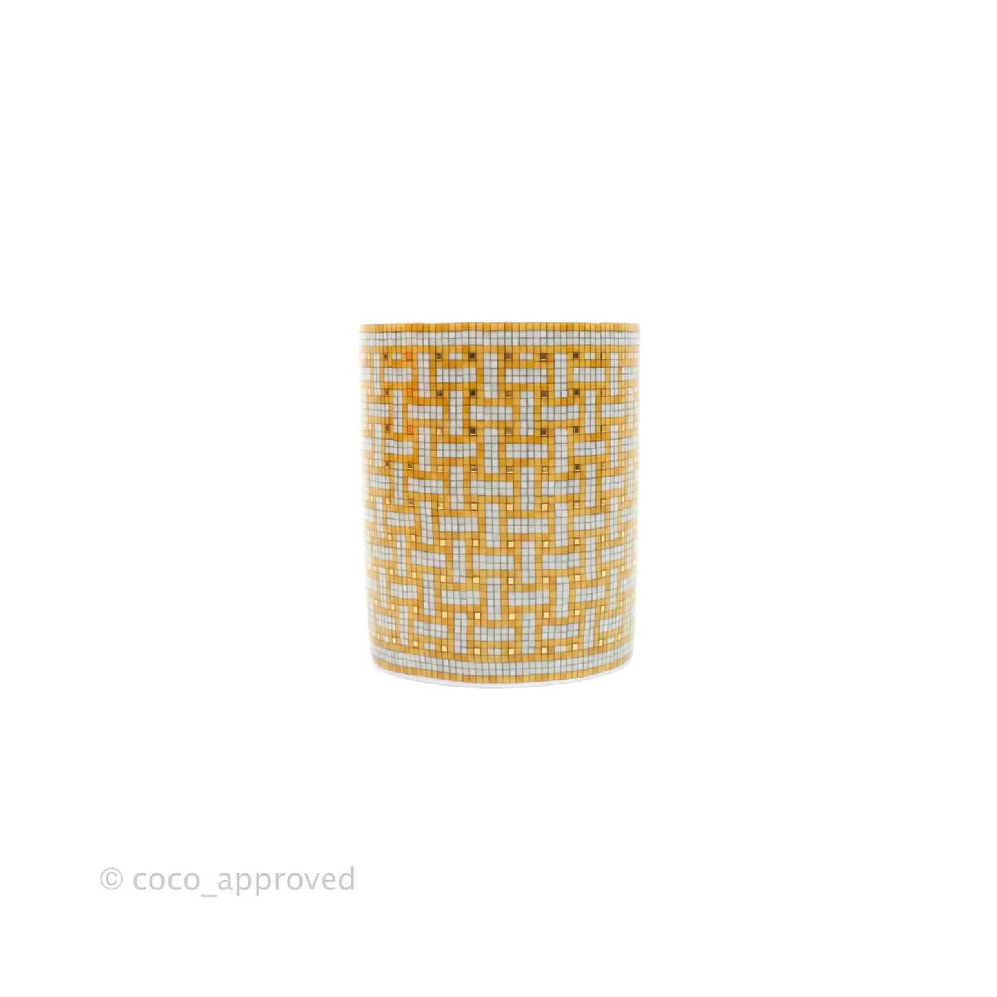 Hermès Mosaique Au 24 Gold Mug
