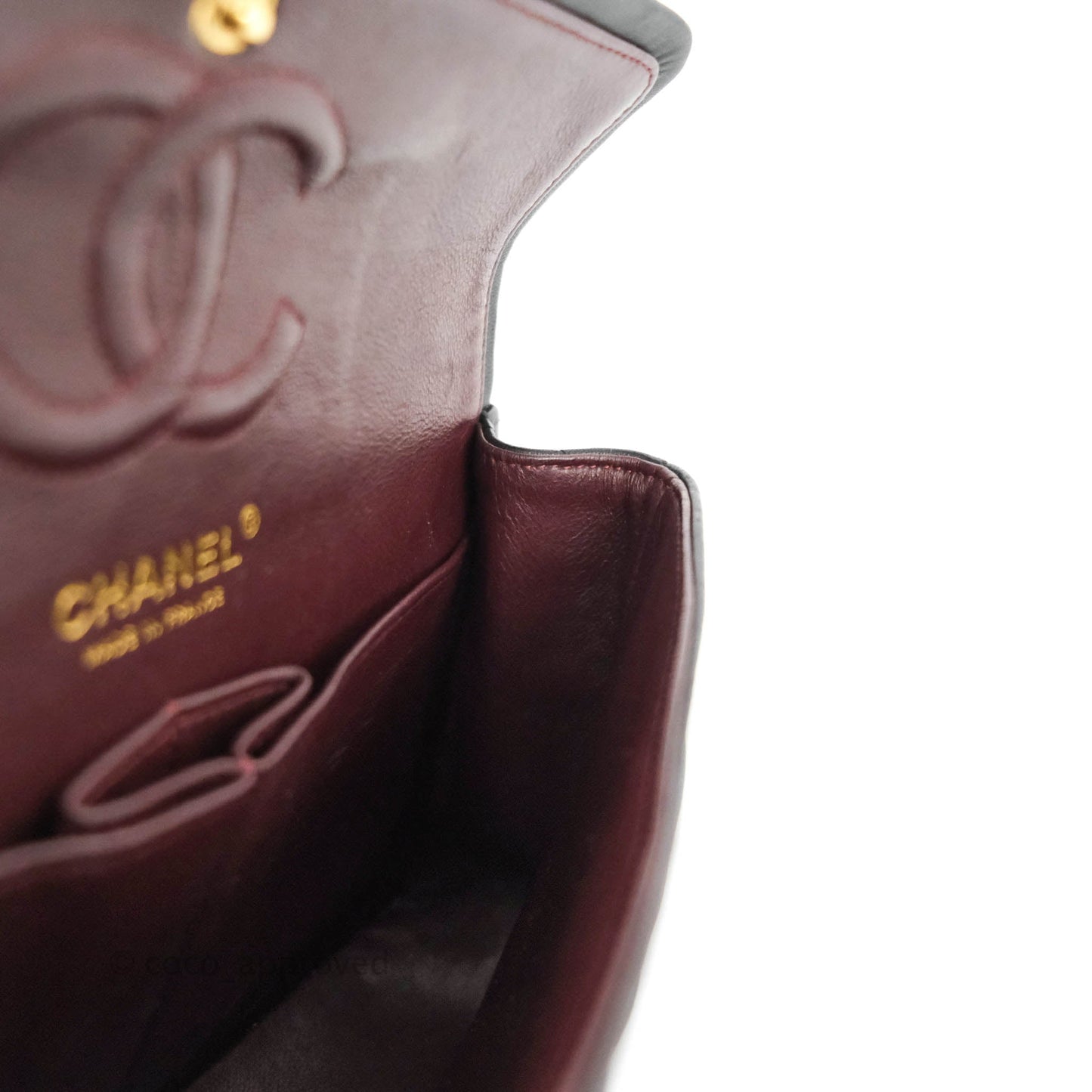 Chanel Classic Small S/M Flap Black Lambskin Gold Hardware