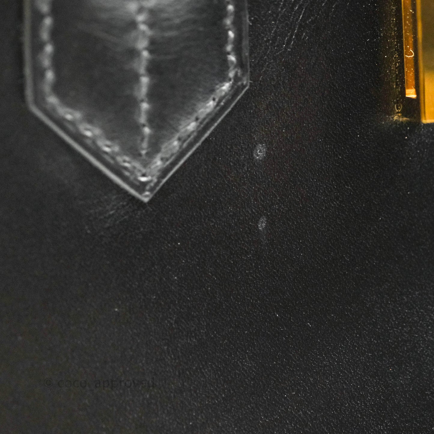 Hermès Birkin 30 Black Box Calfskin Gold Hardware