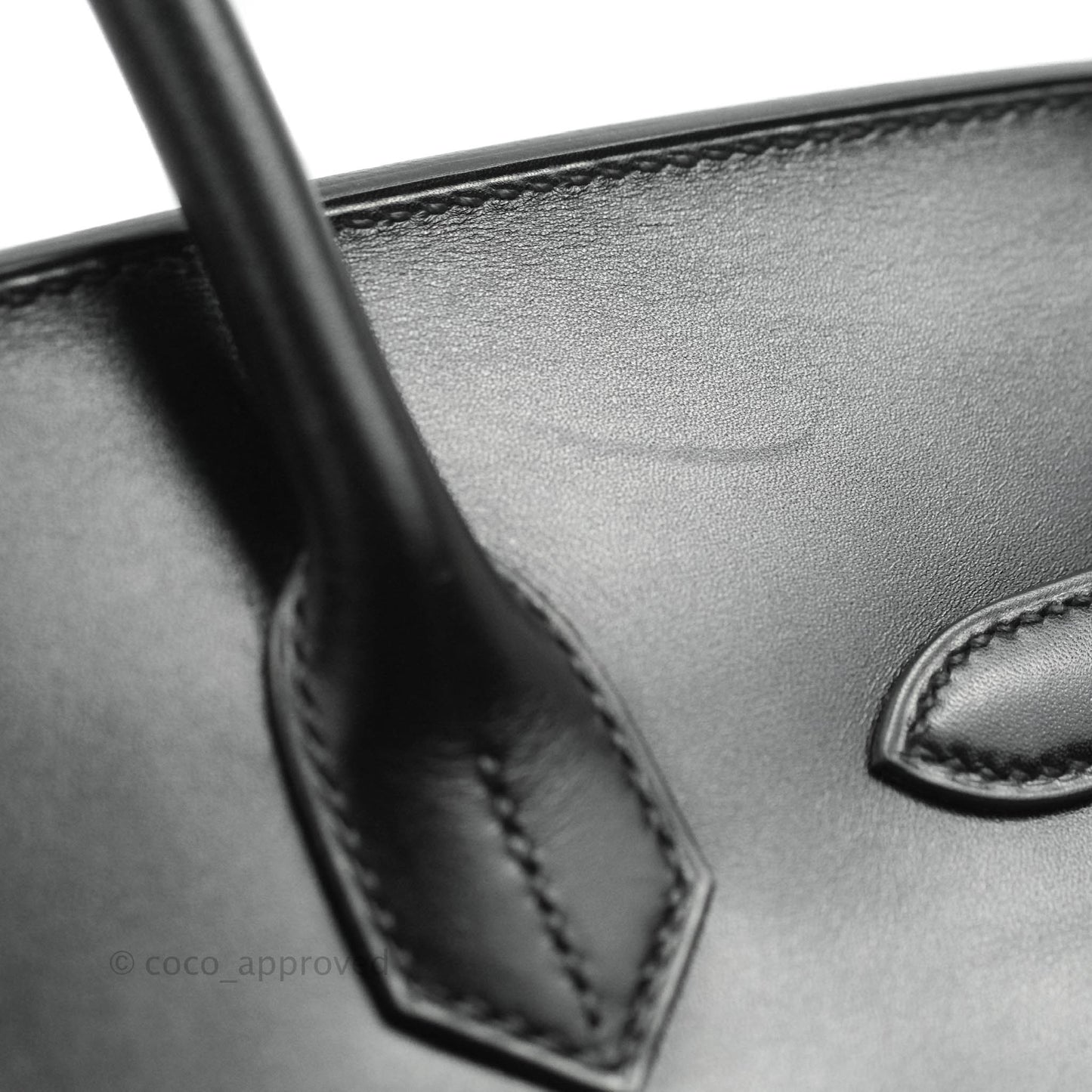 Hermès Birkin 30 Black Box Calfskin Gold Hardware