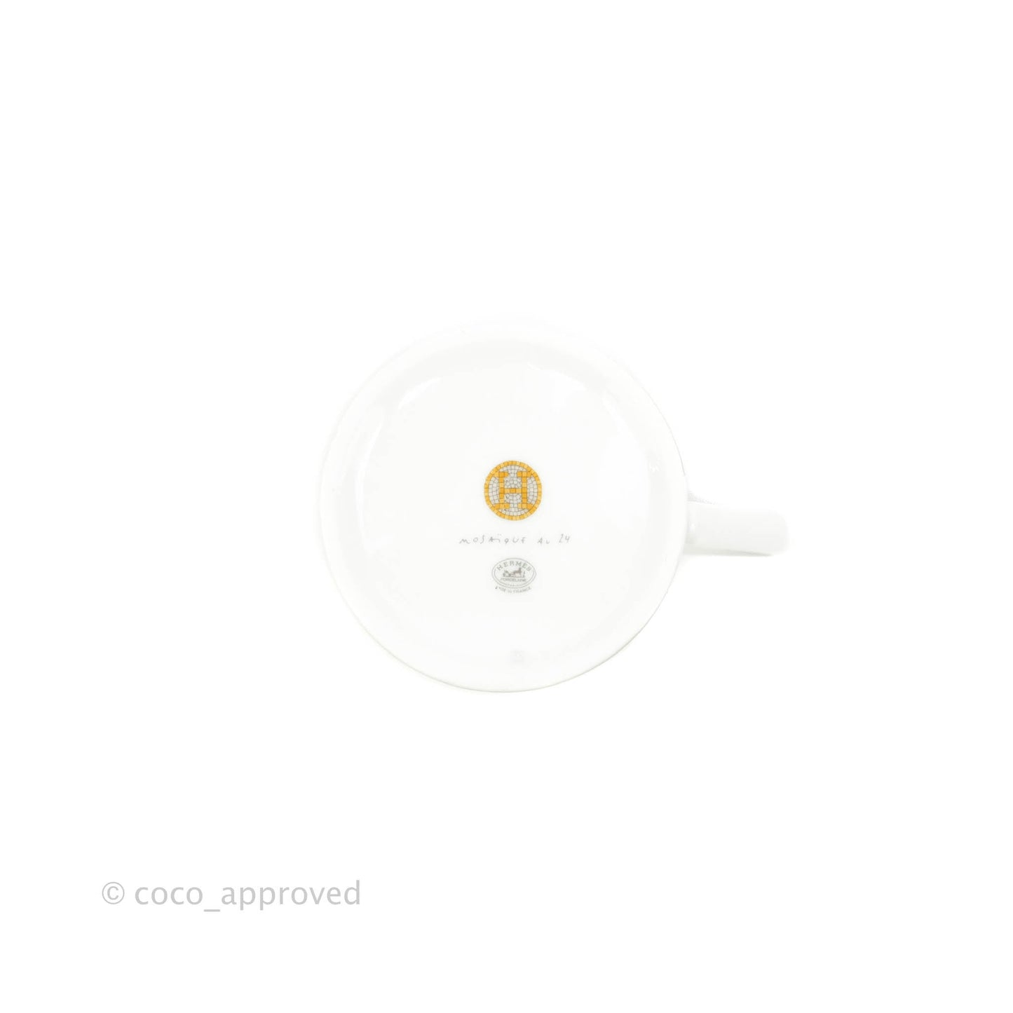 Hermès Mosaique Au 24 Gold Mug