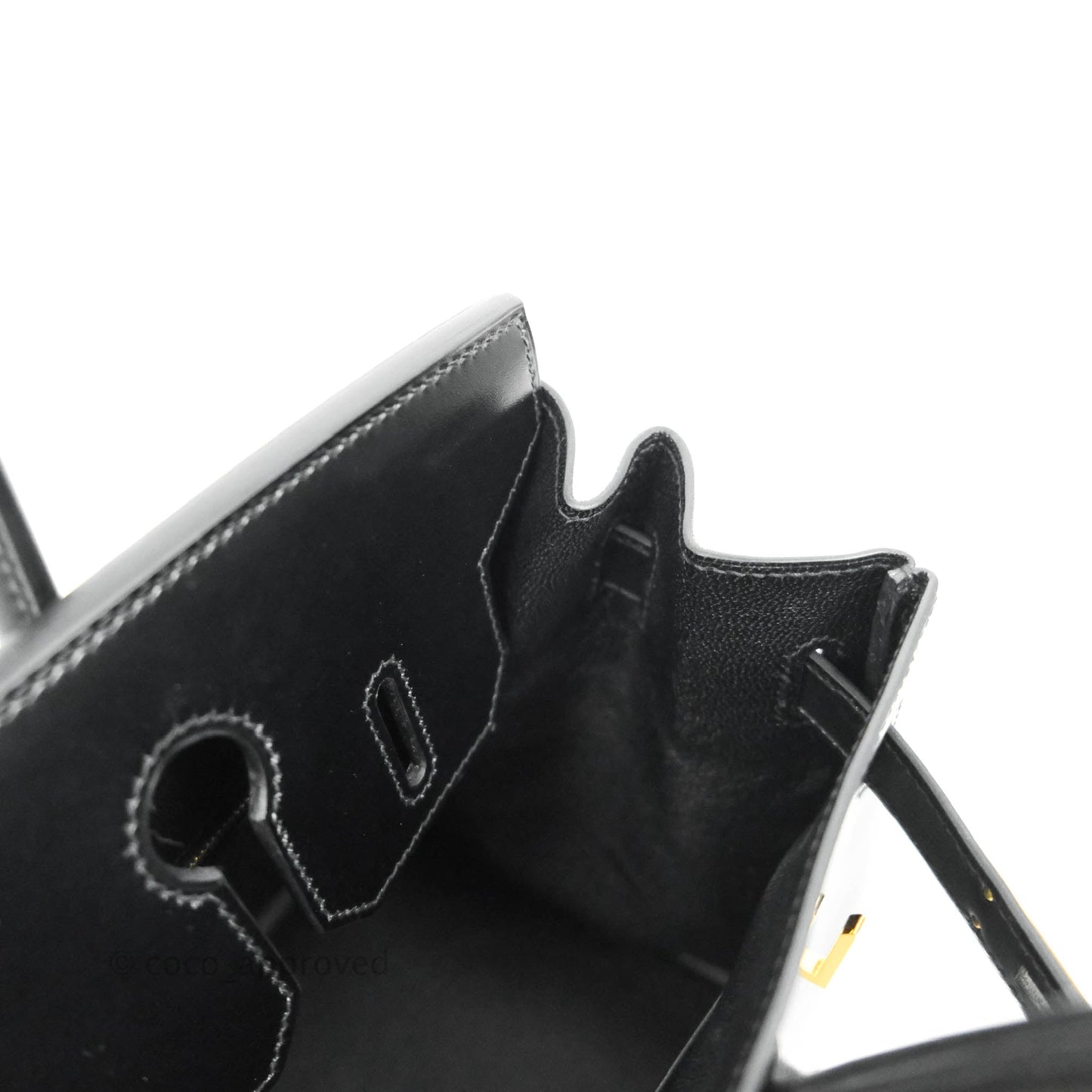 Hermès Birkin 30 Black Box Calfskin Gold Hardware