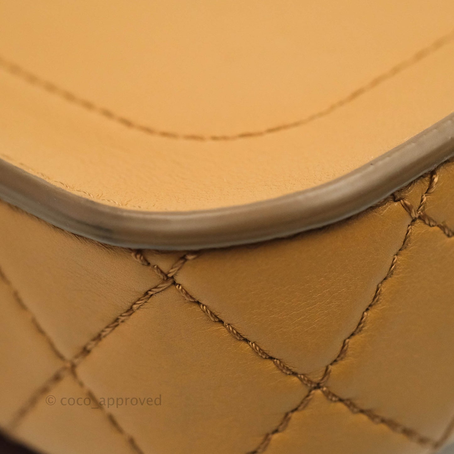 Chanel Quilted Flap With Coin Purse Caramel Calfskin Aged Gold Hardware 19K