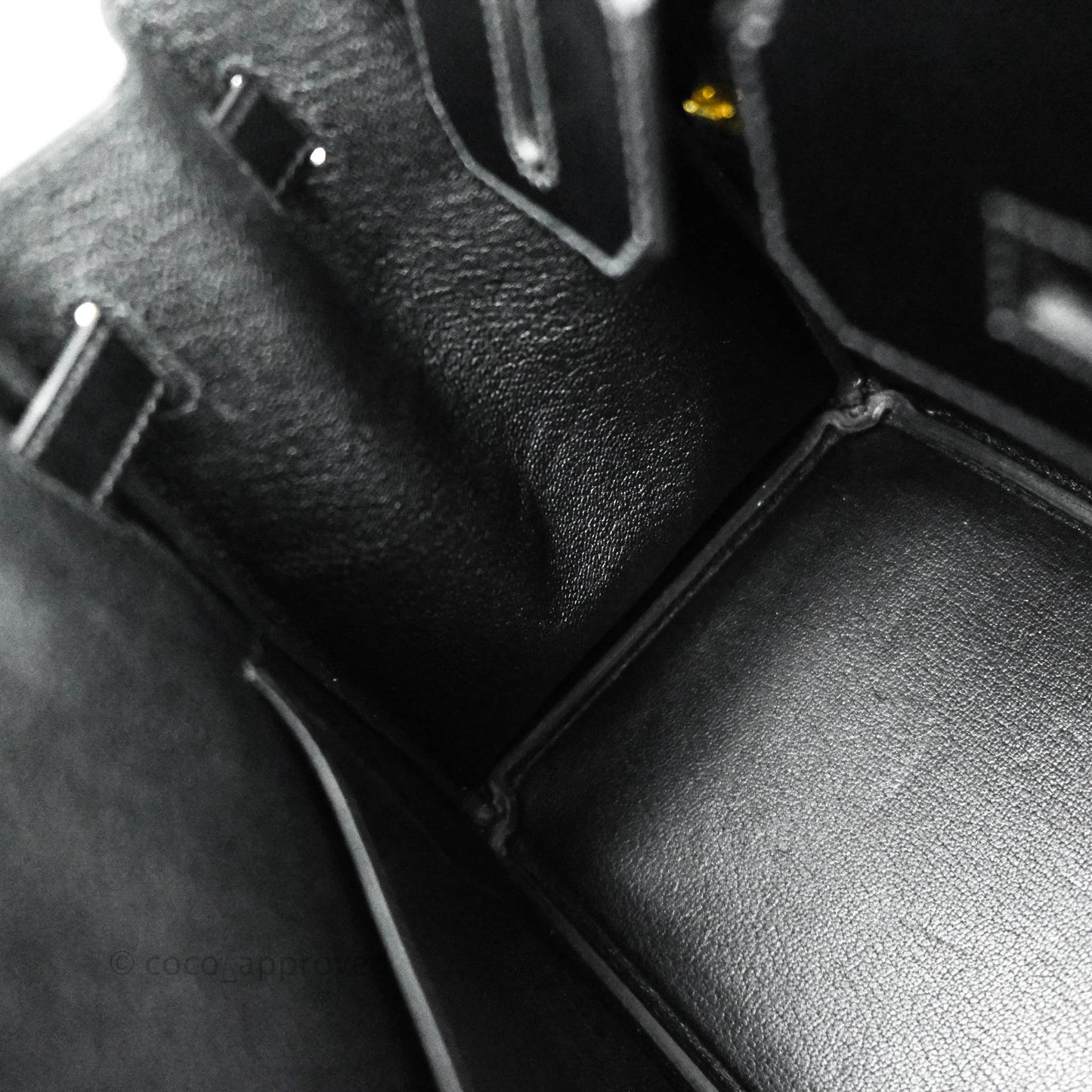 Hermès Birkin 30 Black Box Calfskin Gold Hardware