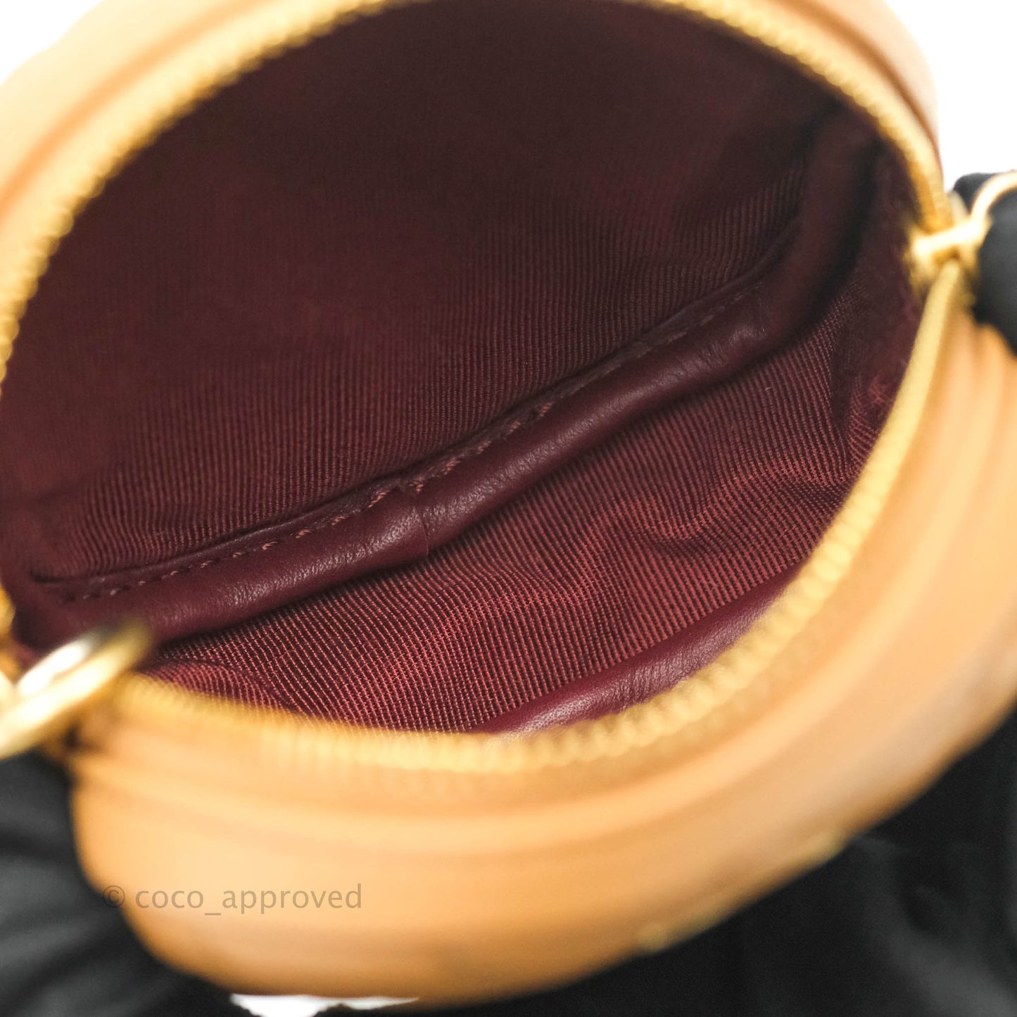 Chanel Quilted Flap With Coin Purse Caramel Calfskin Aged Gold Hardware 19K