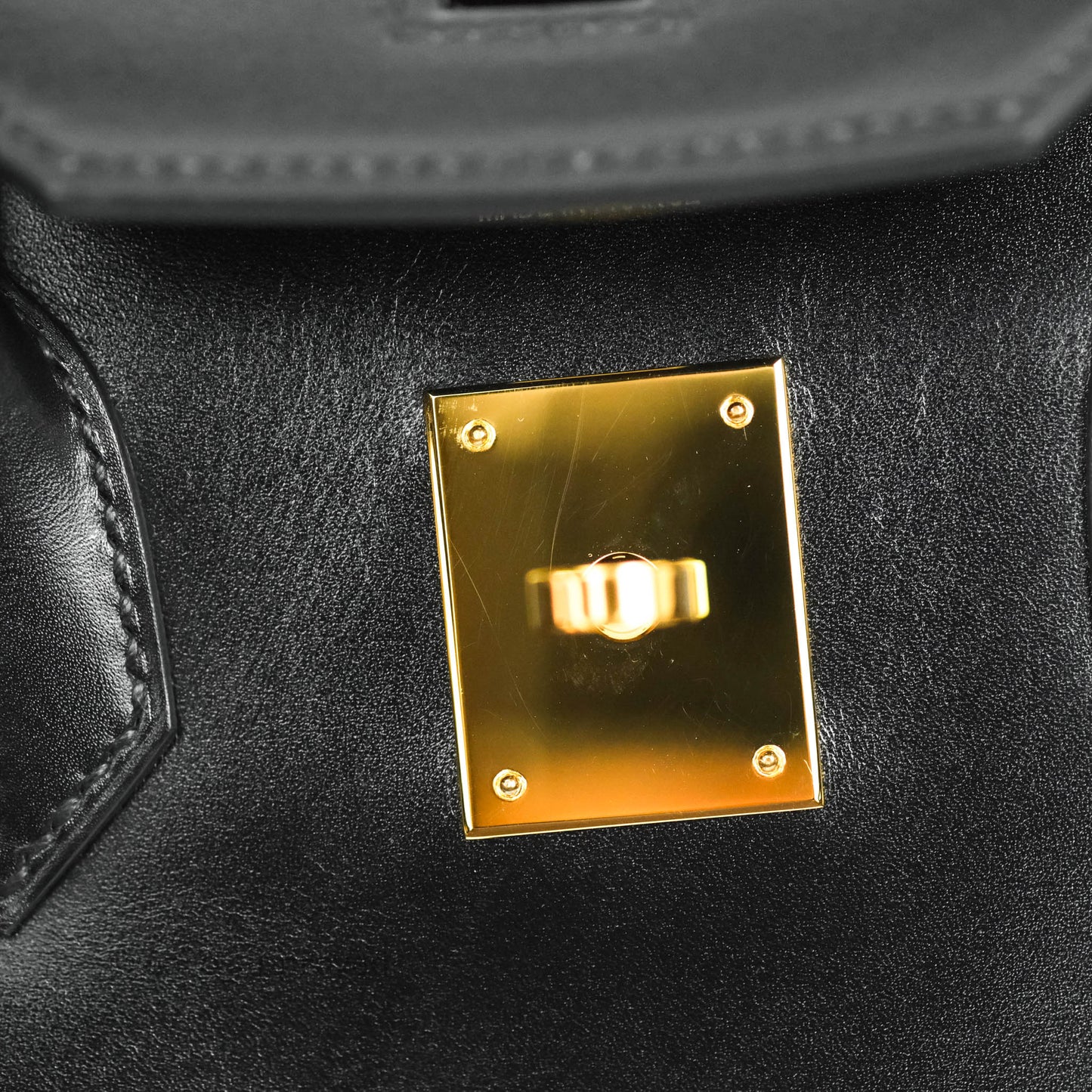 Hermès Birkin 30 Black Box Calfskin Gold Hardware