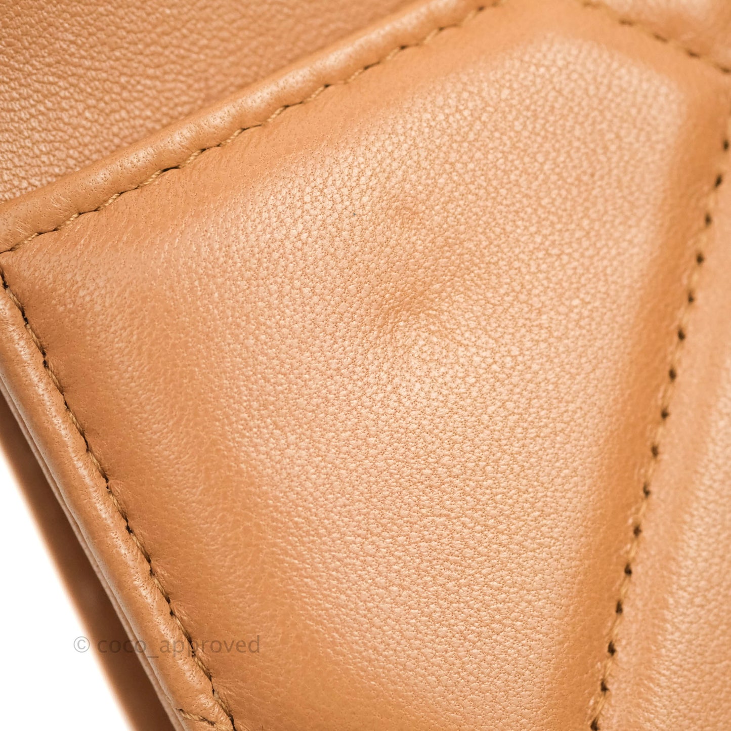 Chanel 19 Wallet on Chain WOC Dark Beige Caramel Lambskin Mixed Hardware 21K