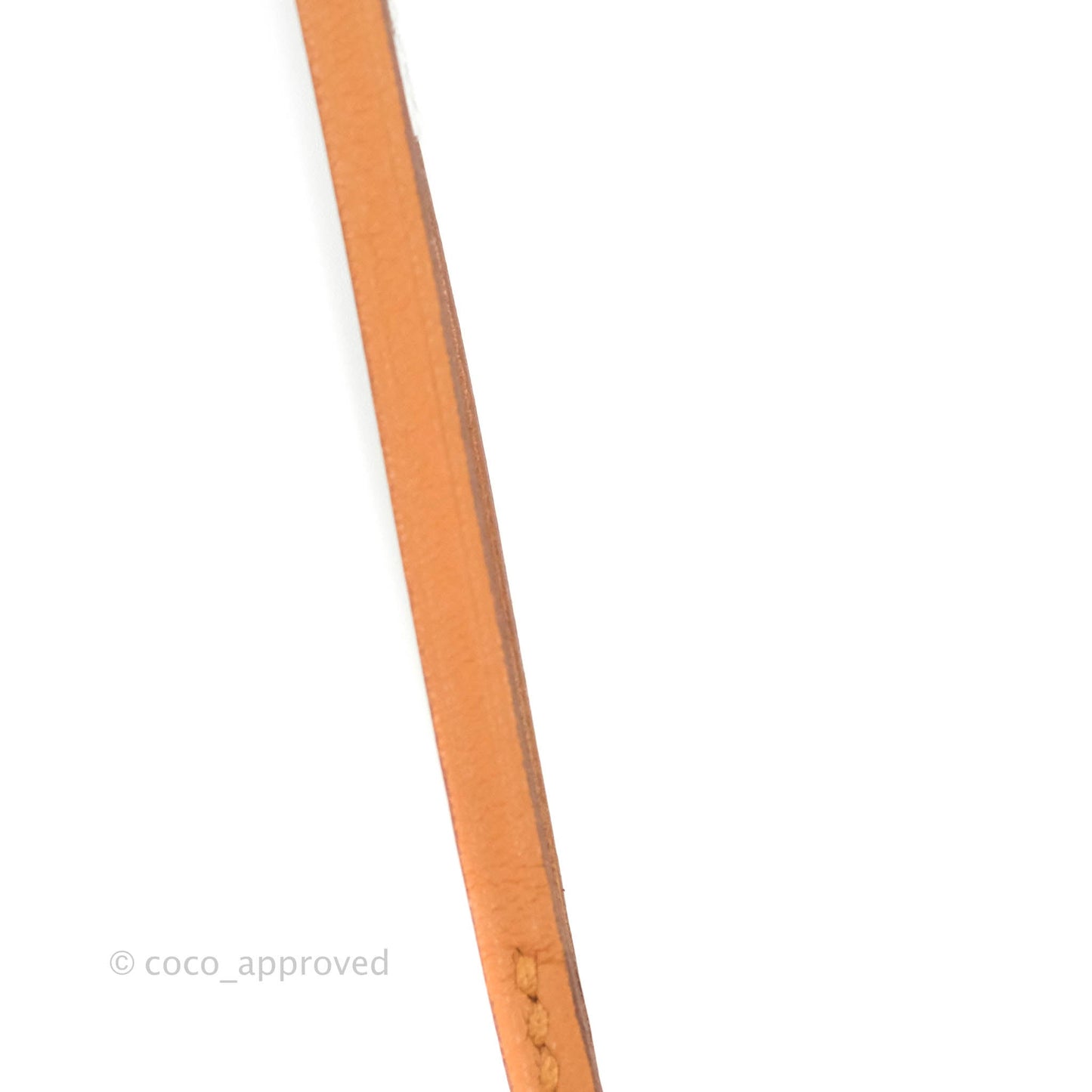 Hermès Orange Shopping Bag Charm