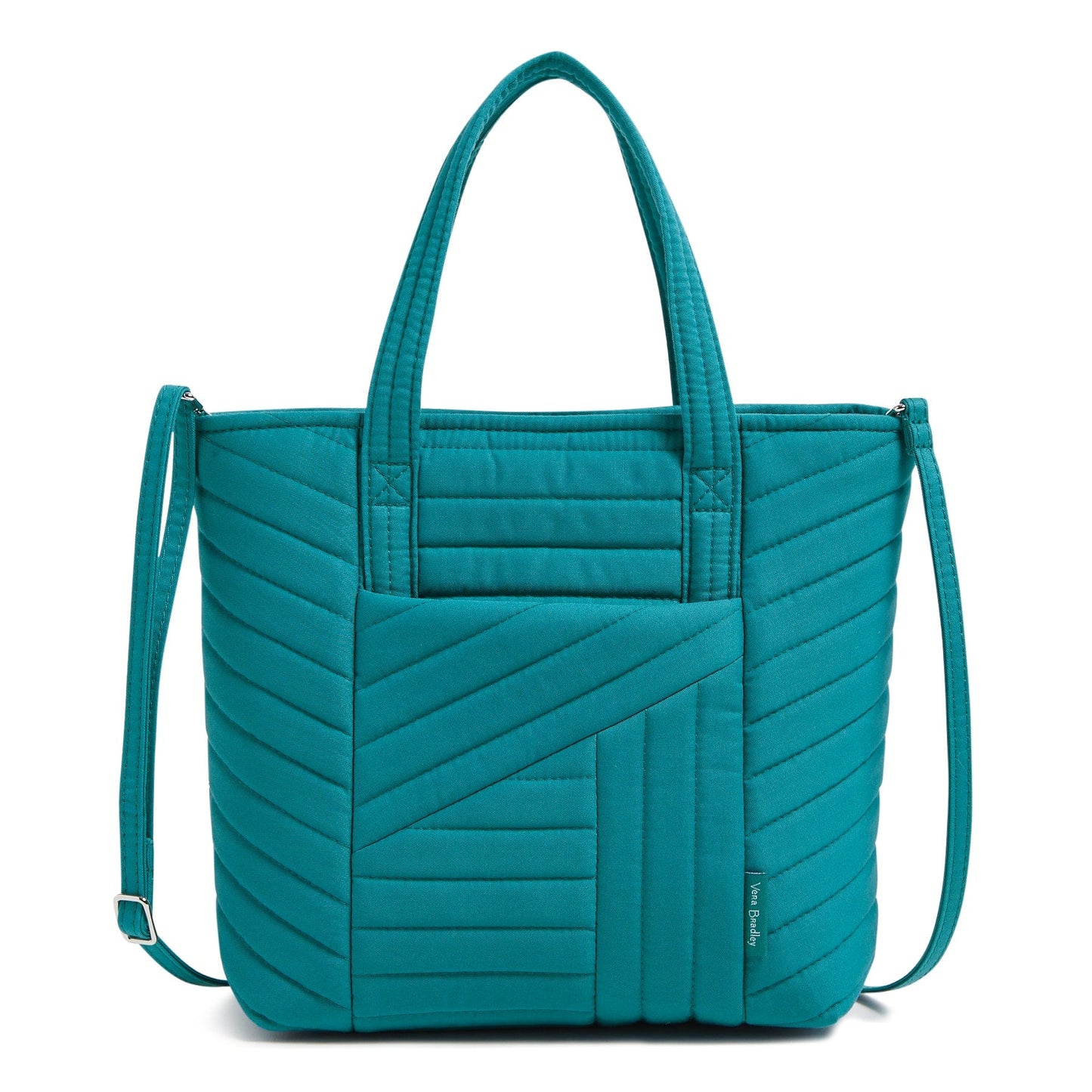 Mini Vera Tote Bag-Forever Green-Image 1-Vera Bradley