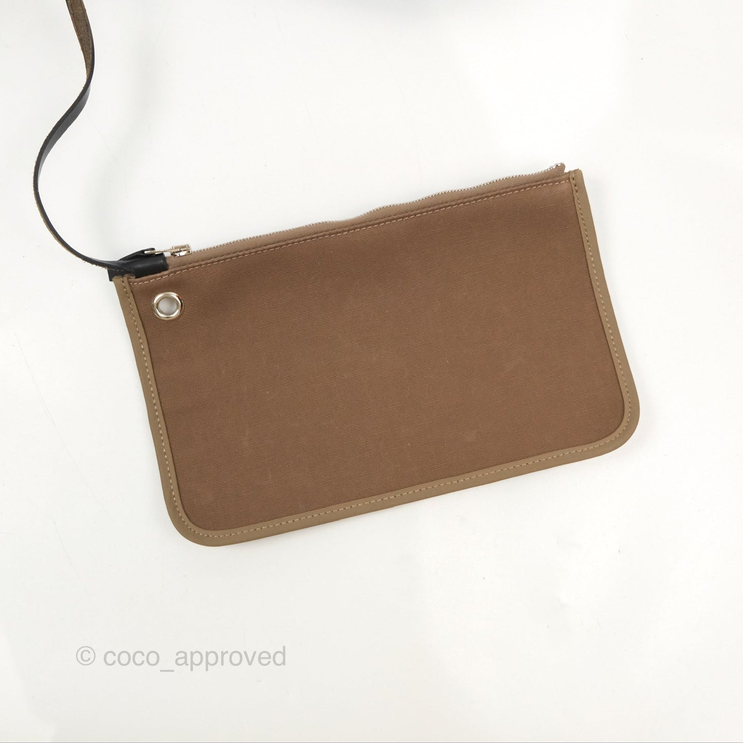 Hermès Herbag Zip 31 Ebene/Etoupe Canvas Palladium Hardware