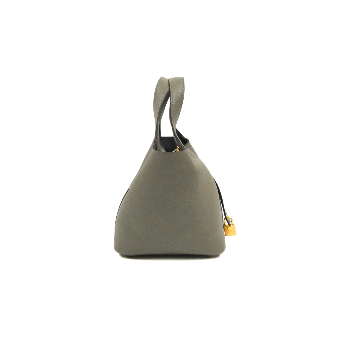 Hermès Picotin Lock 18 Gris Meyer 0L Taurillon Clemence Gold Hardware