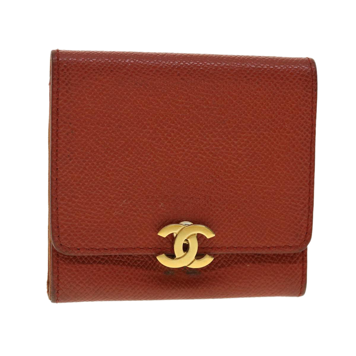 Luxury Chanel Coin Purse Caviar Skin Red CC  40052