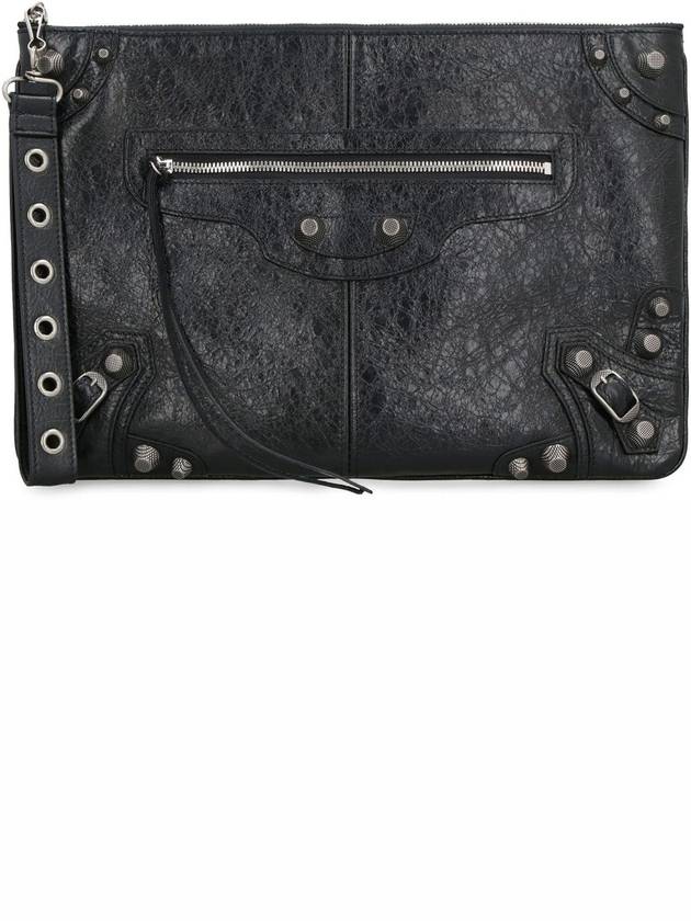 Luxury Balenciaga Le Cagole Large Clutch Bag Black