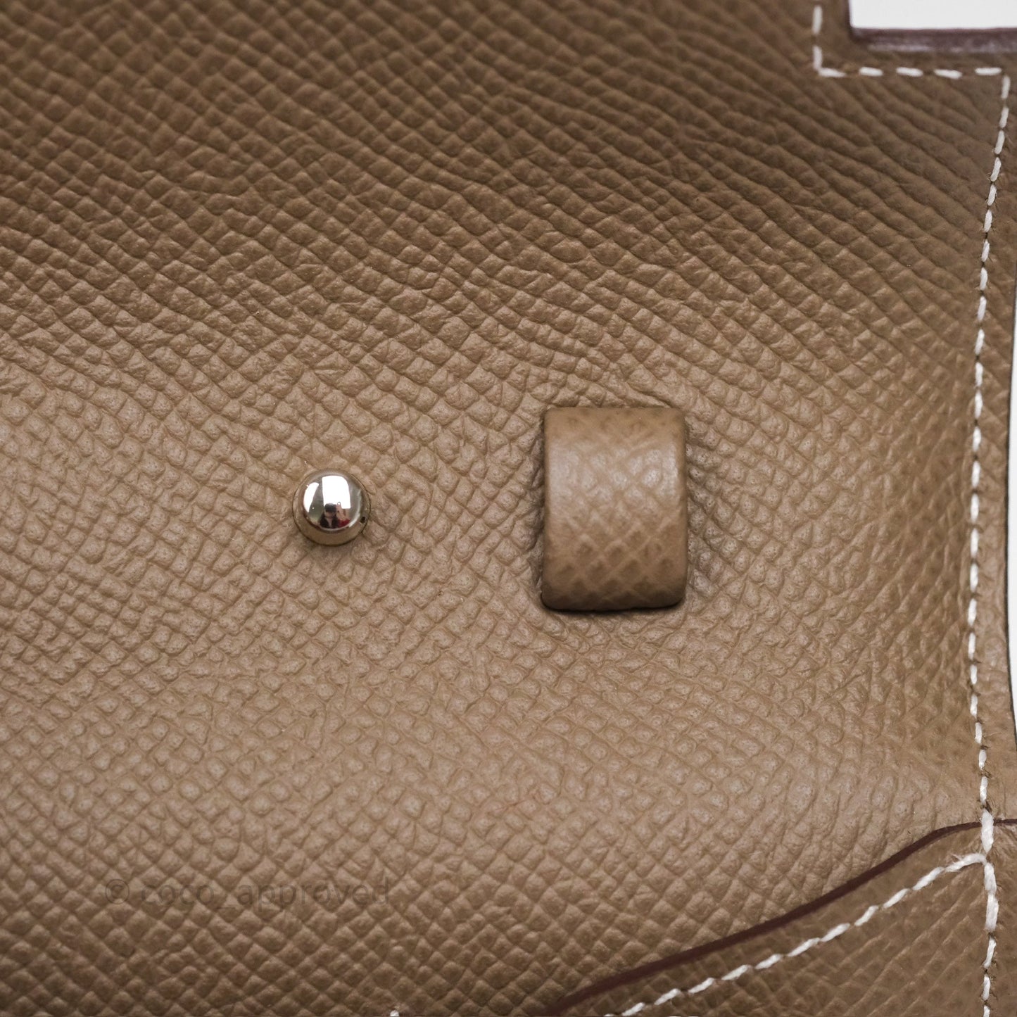 Hermès Kelly To Go Wallet Etoupe 18 Epsom Palladium Hardware