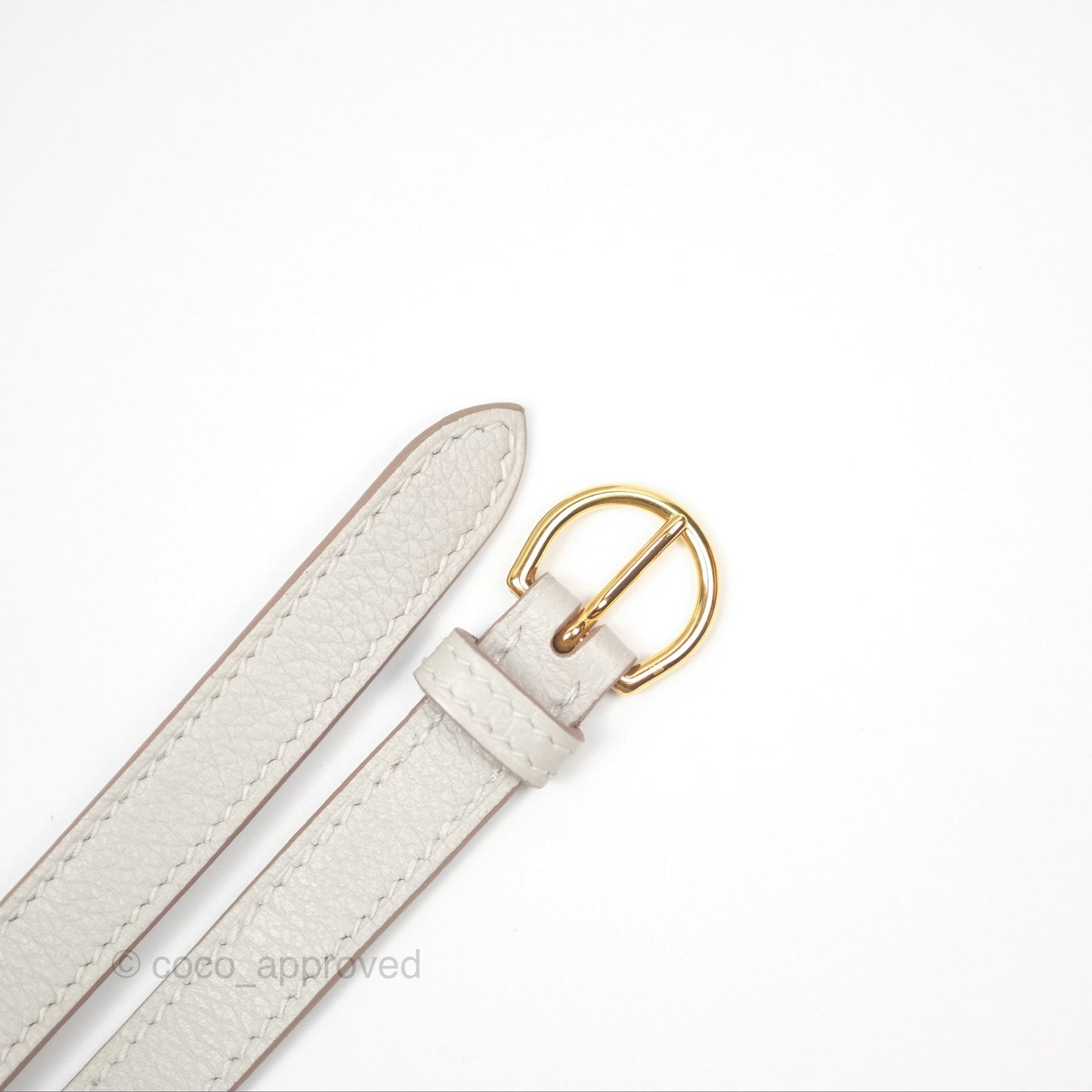 Hermès Kelly Danse II Bag Gris Perle 80 Evercolor Gold Hardware